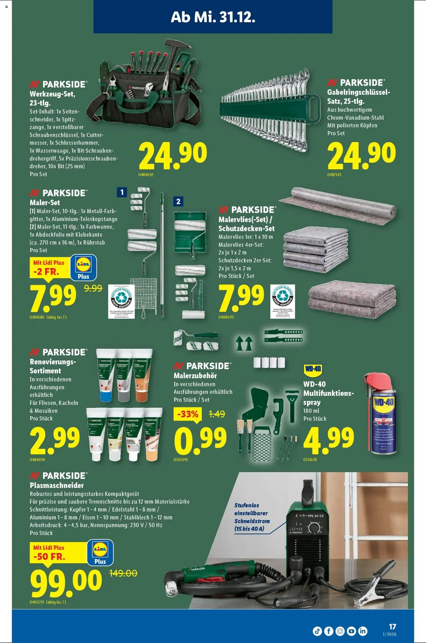 Lidl Aktionen - Gültiger Prospekt ab 31.12.2025, Seite 17 von insgesamt 32