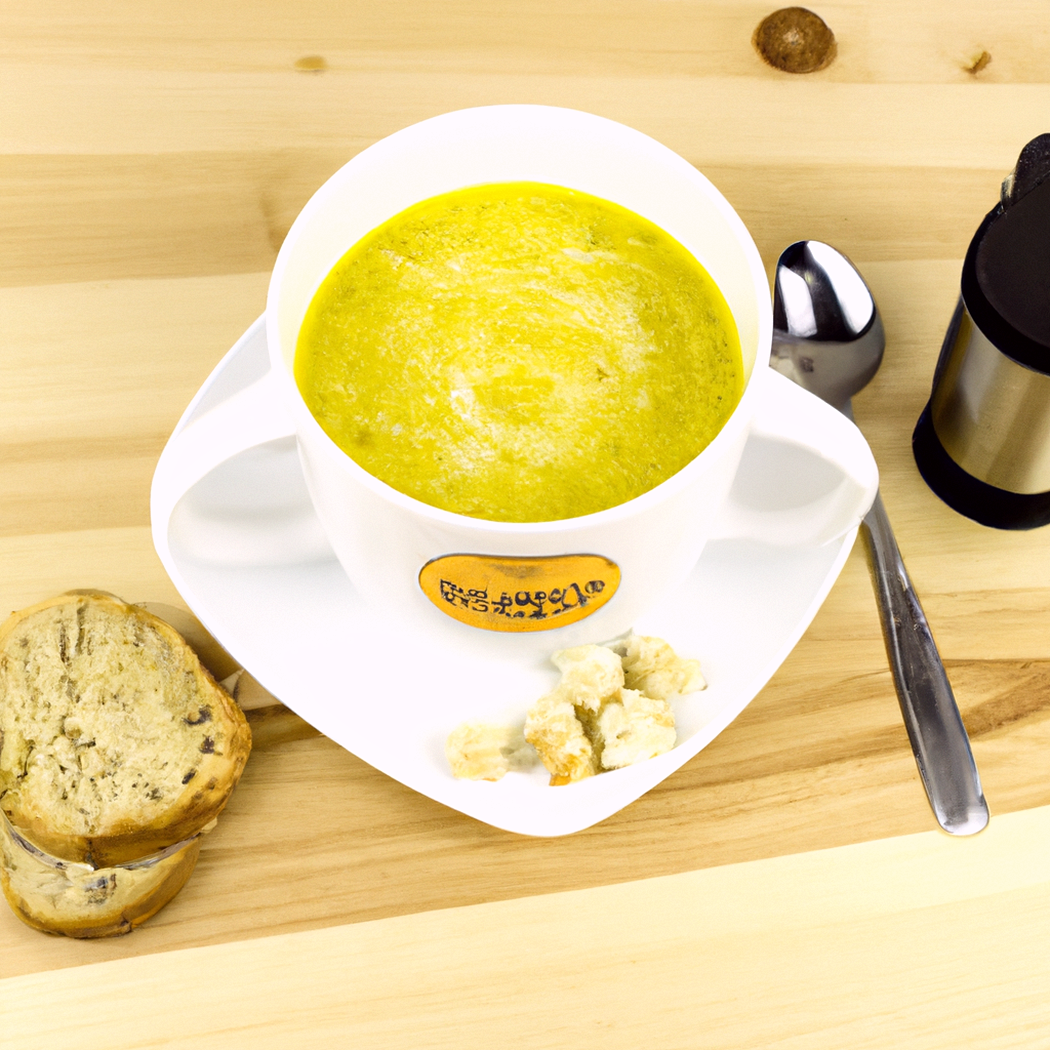 Zuppa di piselli senza panna