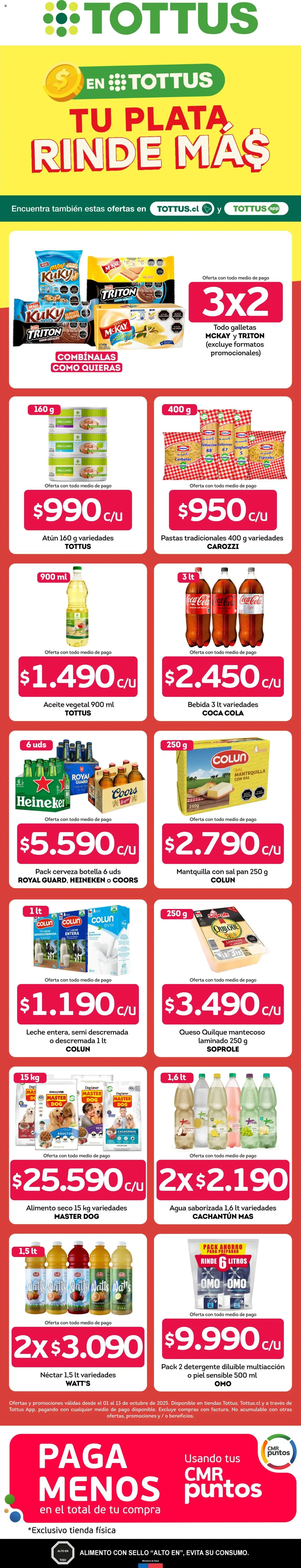 Tottus ofertas - folleto válido desde 30.09.2025 página 1 de 1