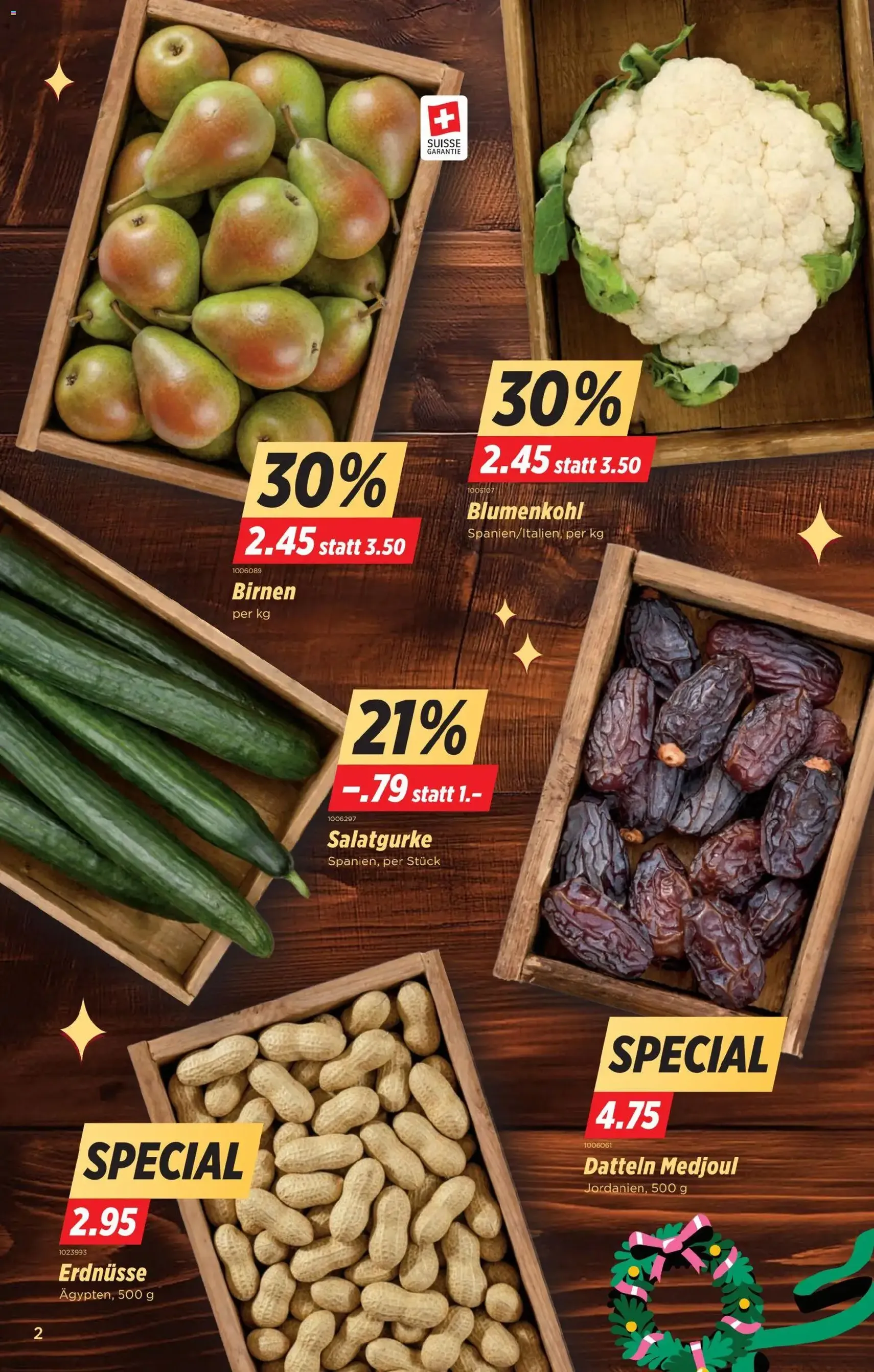 Denner Aktionen - Gültiger Prospekt ab 25.11.2025, Seite 2 von insgesamt 24