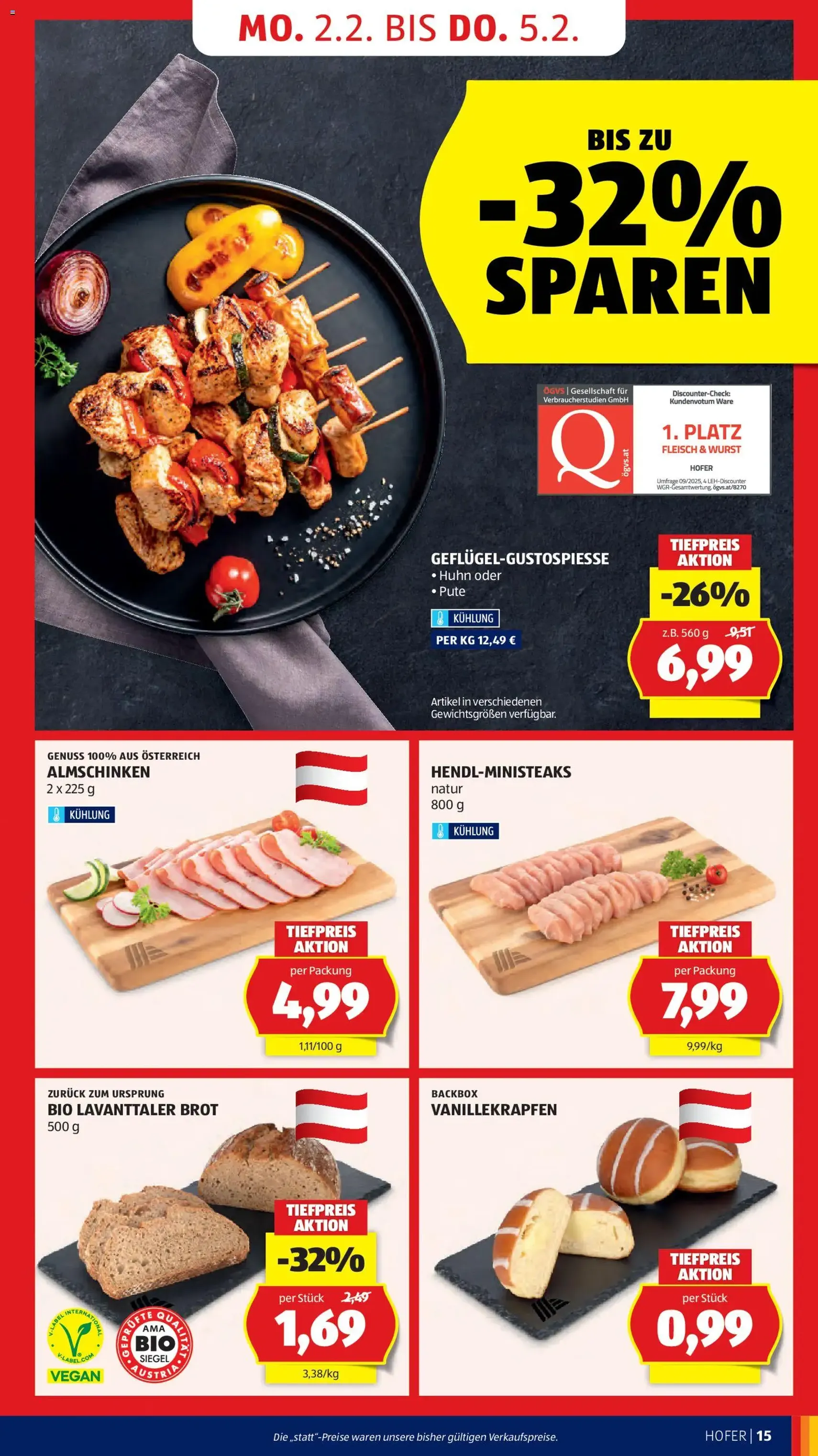 Hofer Flugblatt - Gültiger Prospekt ab 30.01.2026, Seite 17 von insgesamt 41