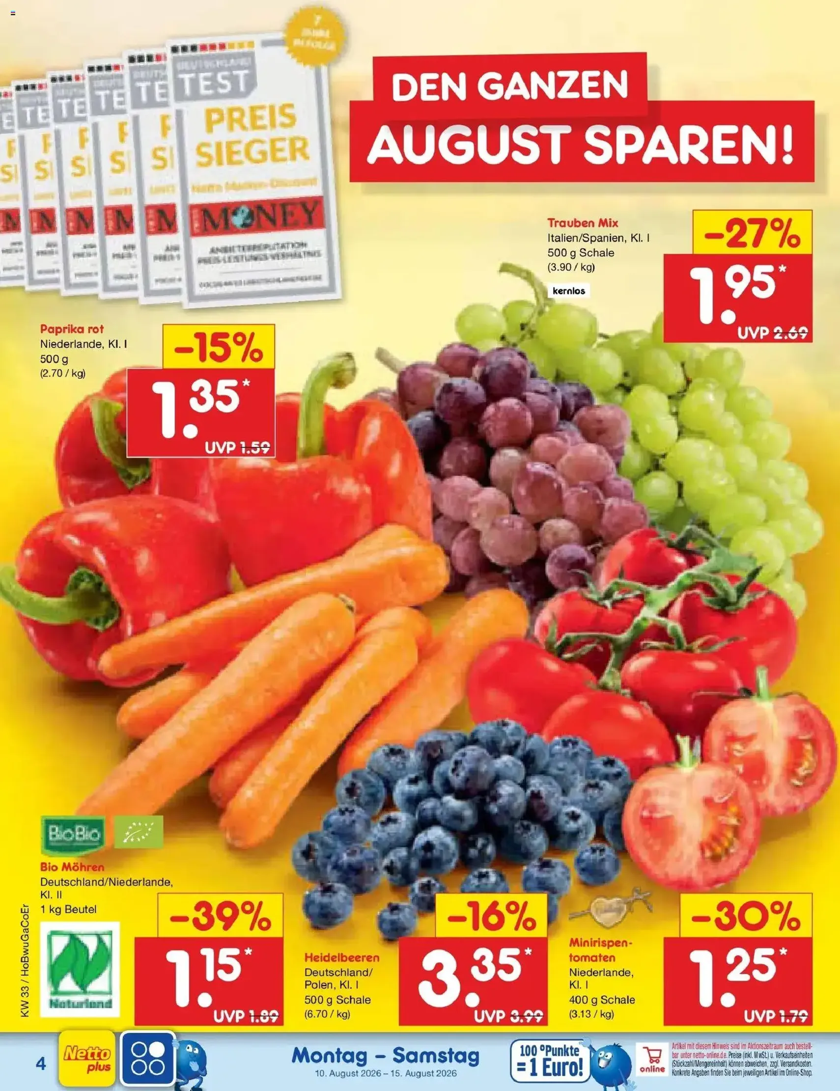 Netto Marken-Discount Prospekt - Gültiger Prospekt ab 10.08.2026, Seite 4 von insgesamt 63