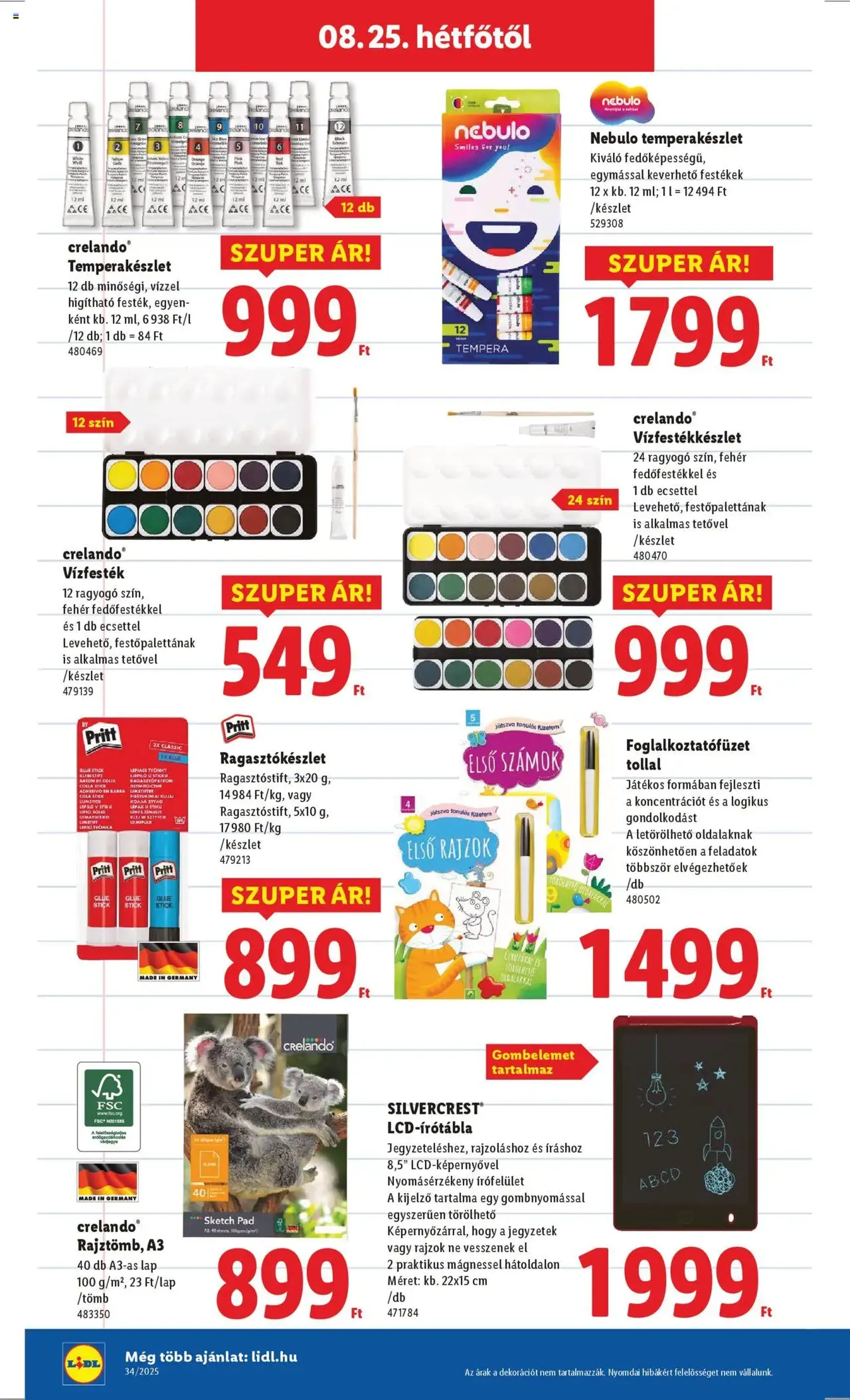 Lidl Akciós újság - 2025.08.21. érvényes szórólap 54 oldal 70 oldalból