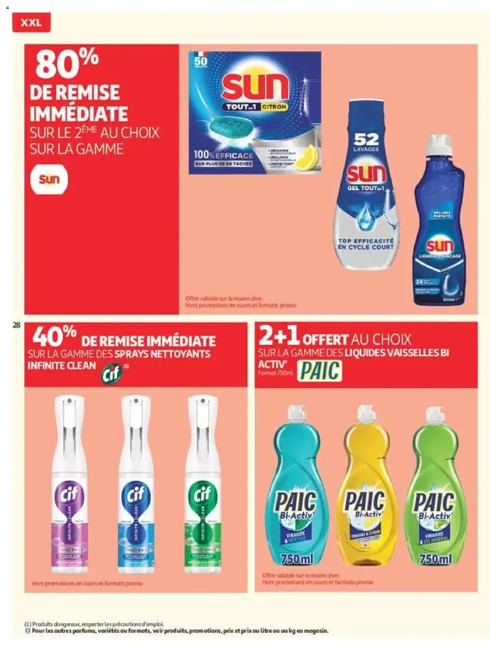 Auchan Promos XXL, rentrée - brochure valable à partir du 21/07/2026, page 28 sur 49