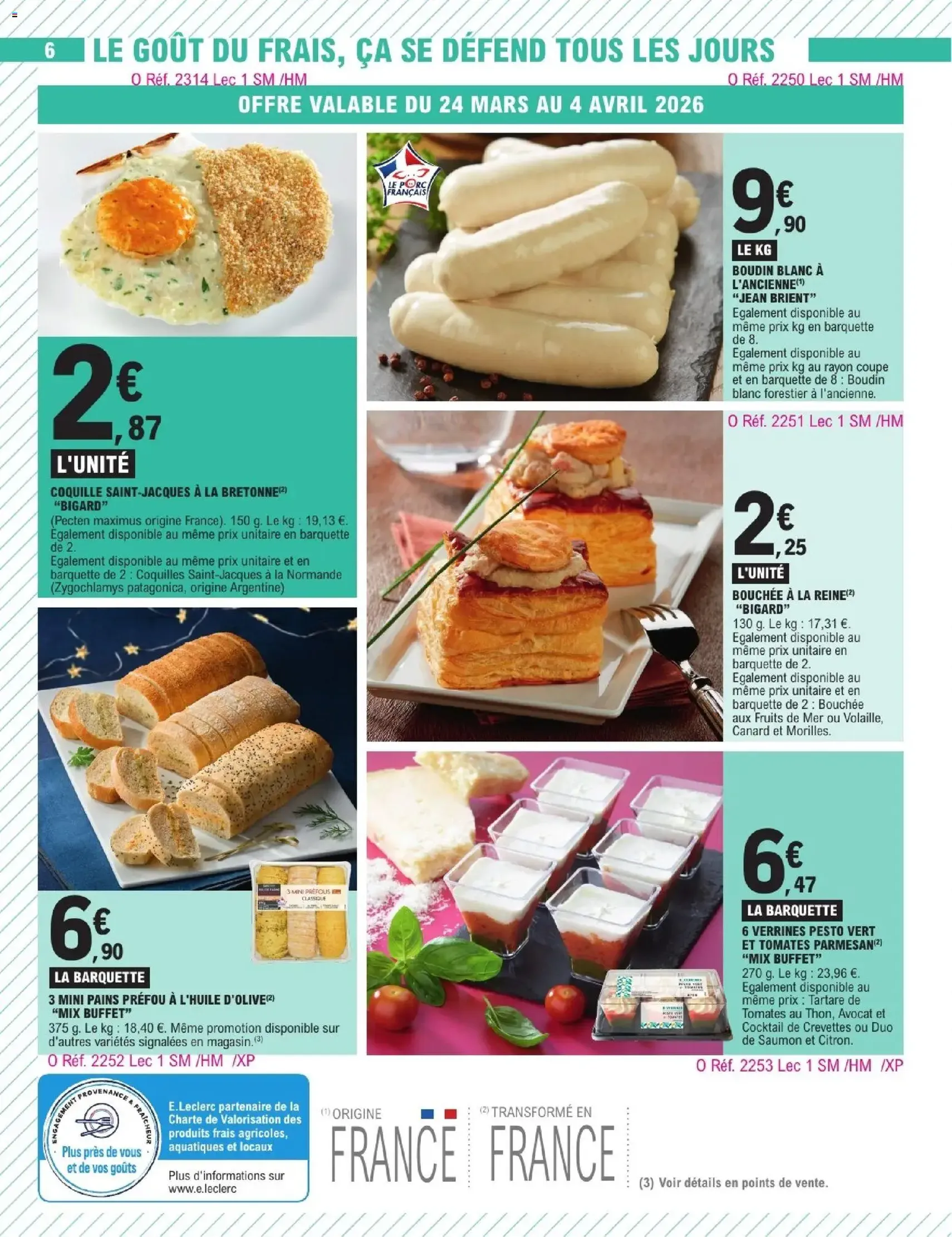 E.Leclerc catalogue de la semaine 13 - brochure valable à partir du 24/03/2026, page 6 sur 63