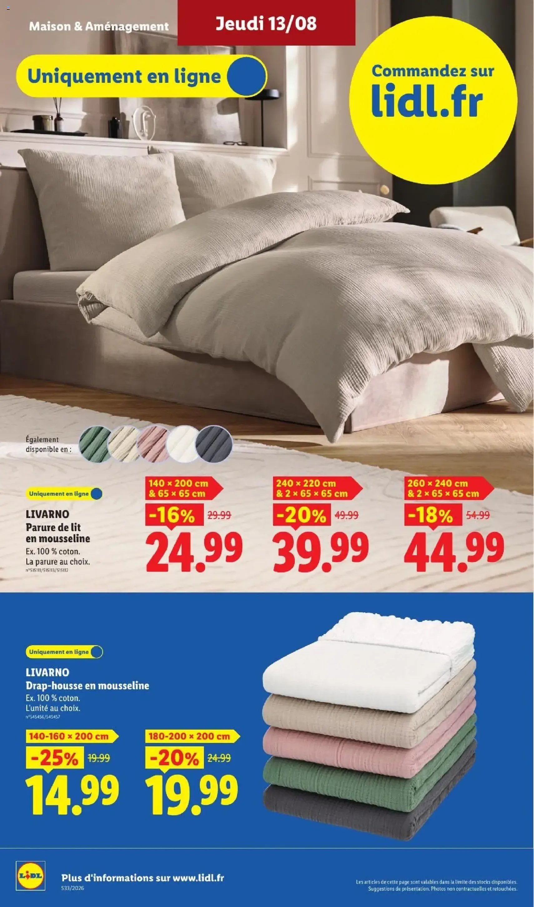 LIDL catalogue - brochure valable à partir du 13/08/2026, page 34 sur 61