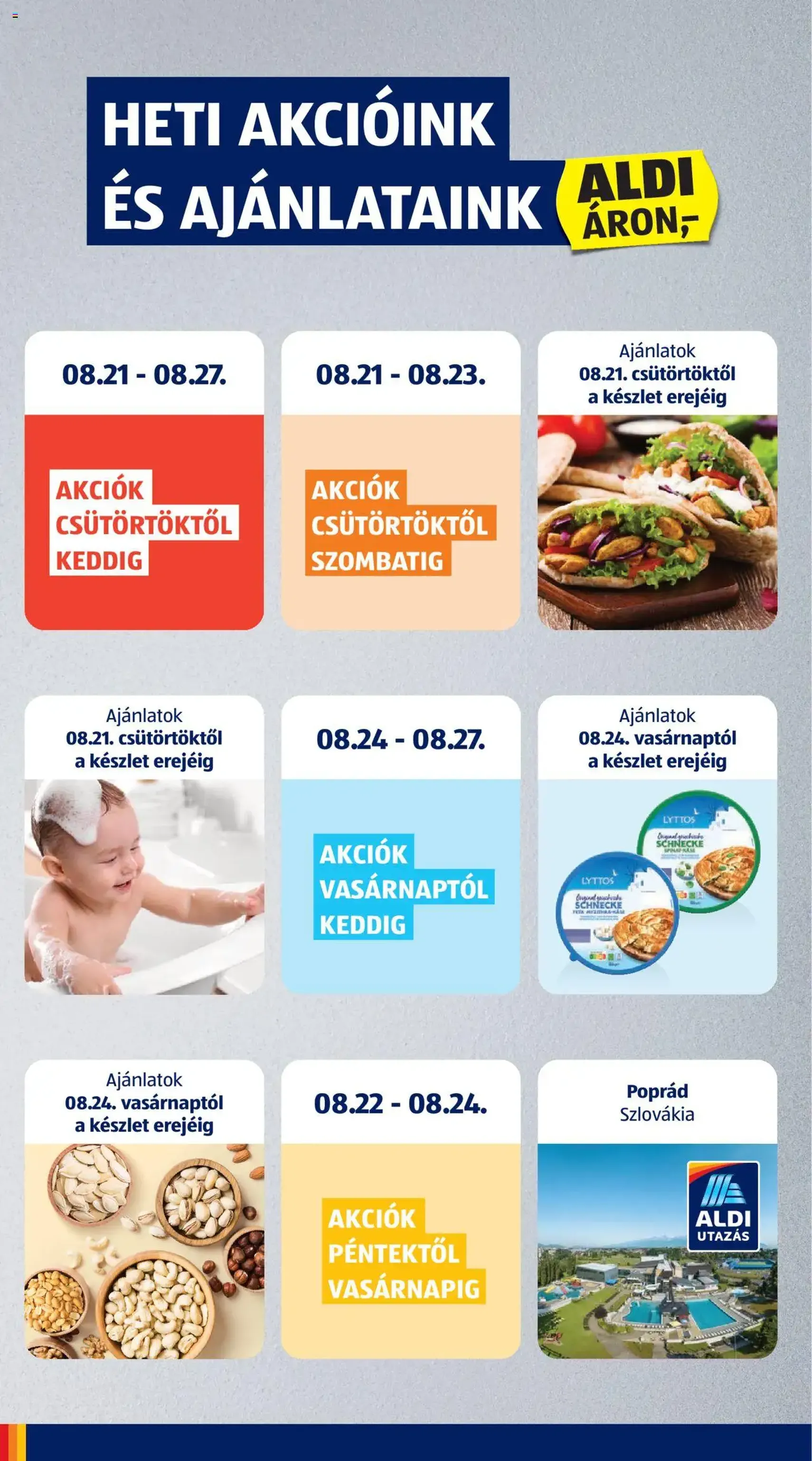 Aldi Akciós újság - 2025.08.21. érvényes szórólap 2 oldal 46 oldalból