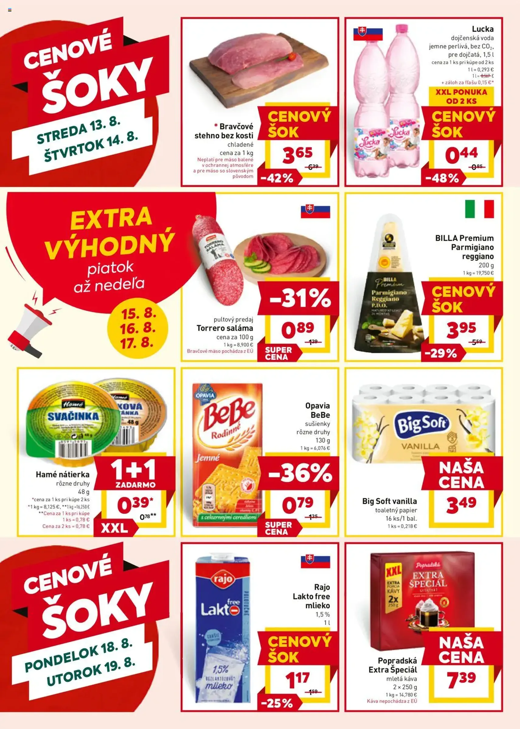 Billa leták - platný leták od 13.08.2025 strana 20 z 20