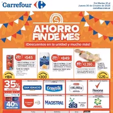 Vista previa del folleto Carrefour ofertas válido desde 21/10/2025