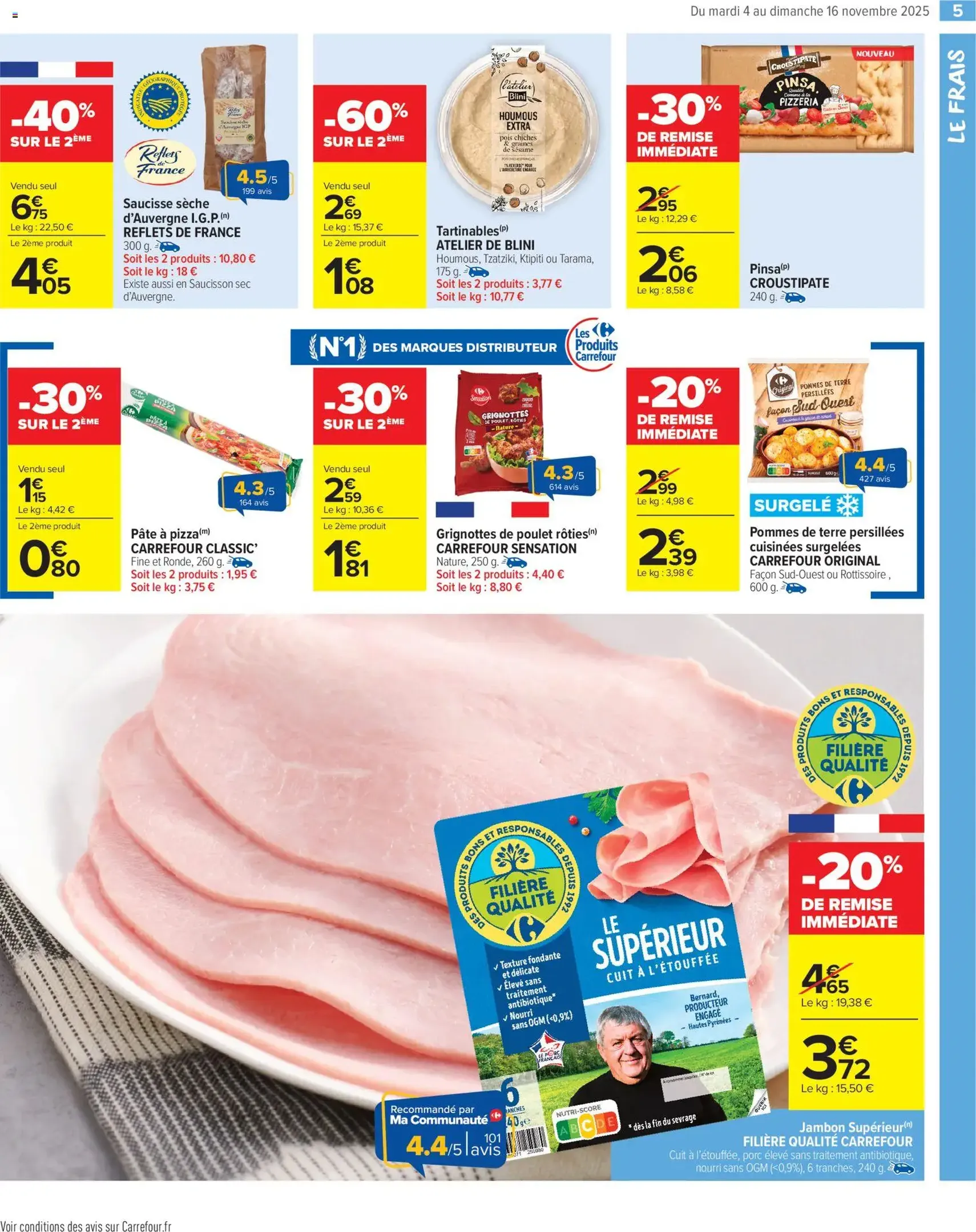 Carrefour Market catalogue semaine 45 - brochure valable à partir du 04/11/2025, page 7 sur 16