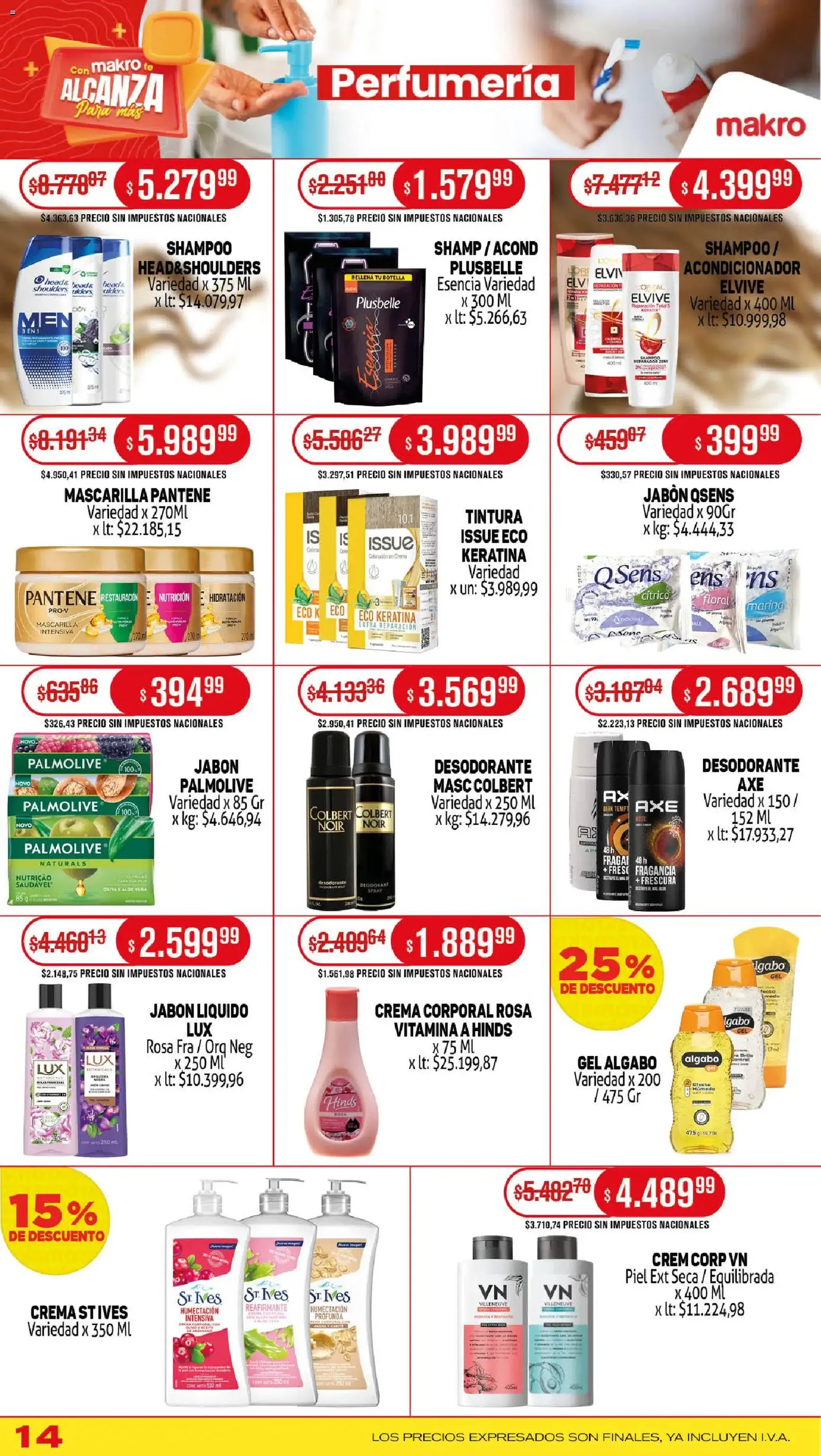 Makro ofertas - folleto válido desde 30/10/2025 página 14 de 20 Makro ofertas - folleto válido desde 30/10/2025 página 14 de 20