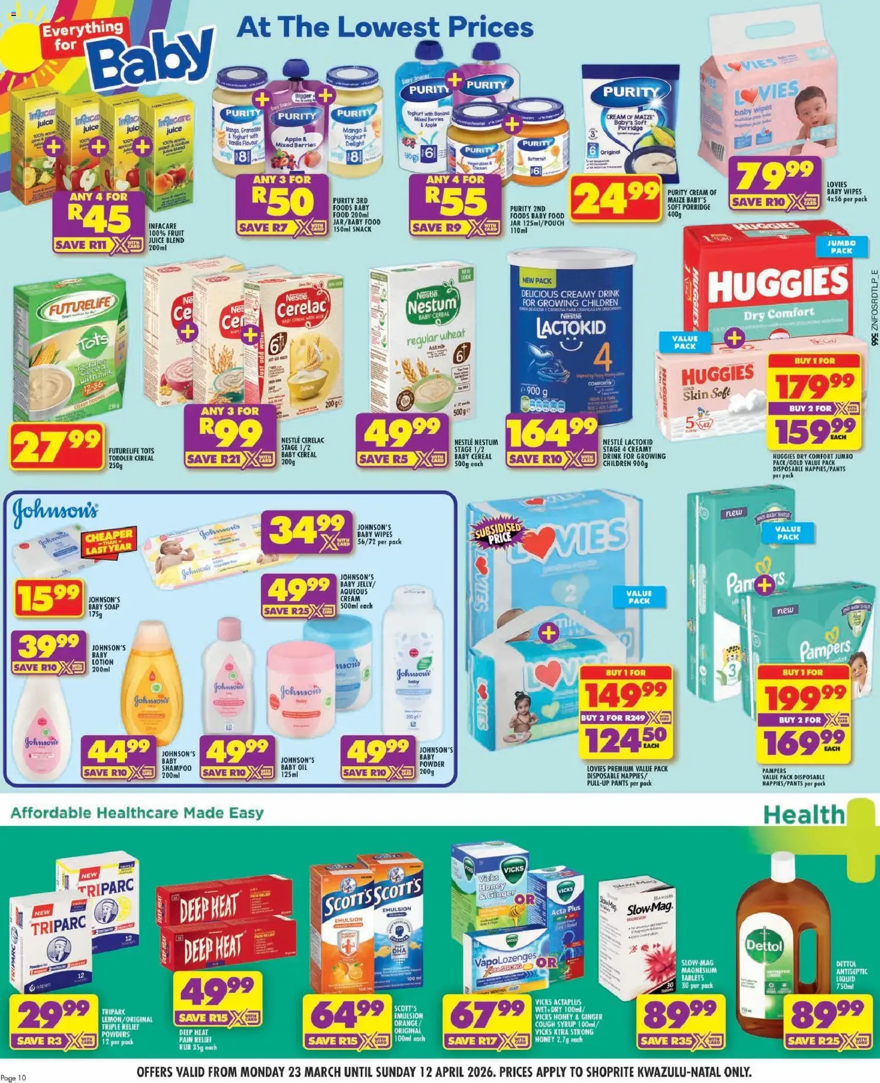 Shoprite Specials - valid flyer from 23/03/2026, page 10 of 12