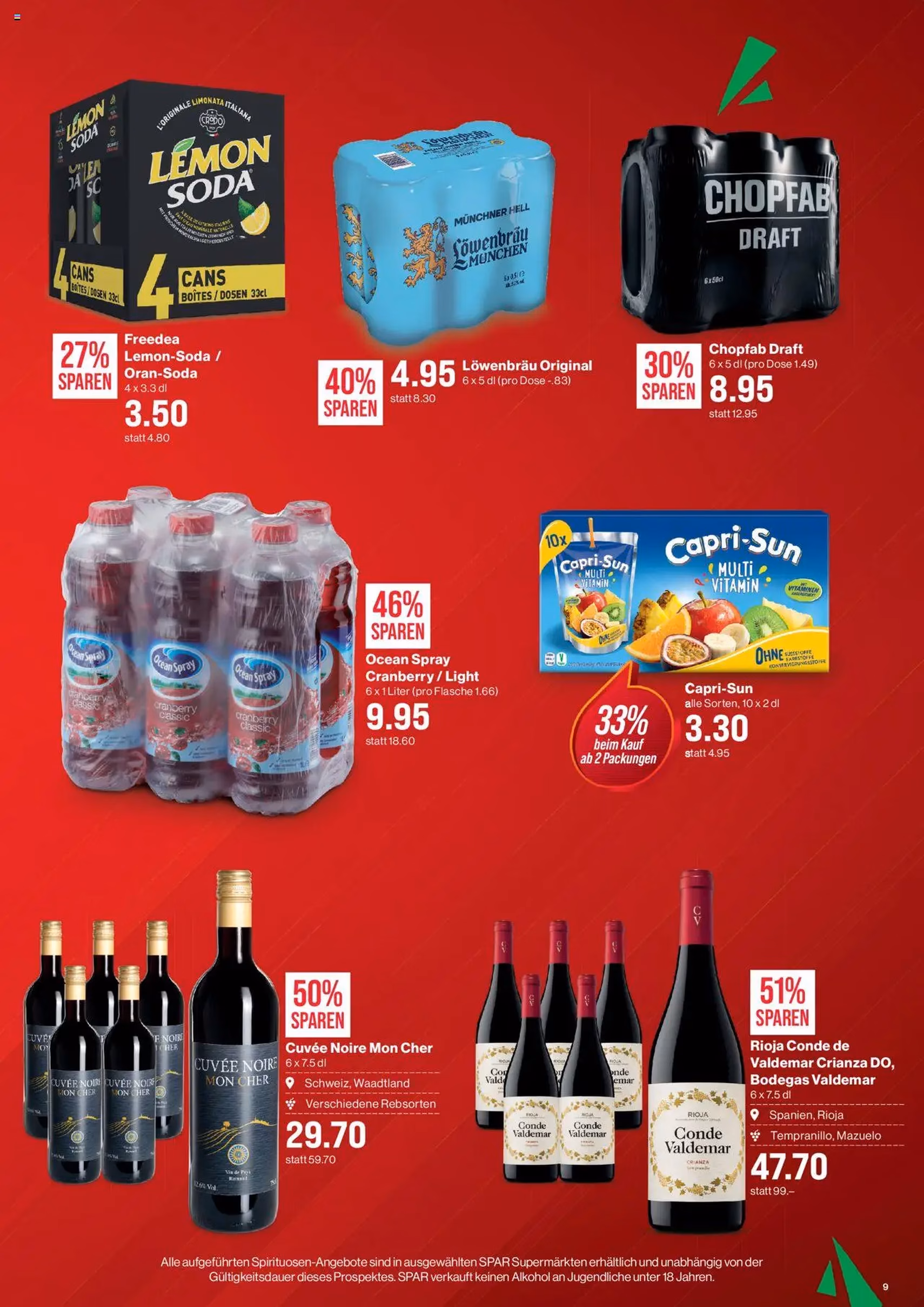 SPAR Aktionen - Gültiger Prospekt ab 18.09.2025, Seite 9 von insgesamt 20
