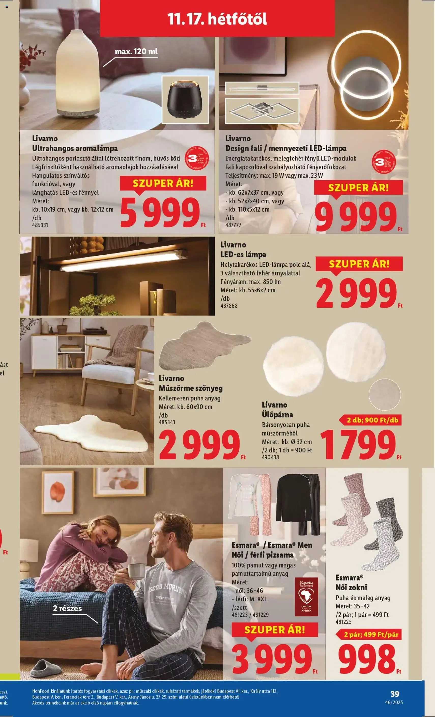 Lidl Akciós újság - 2025.11.13. érvényes szórólap 39 oldal 52 oldalból