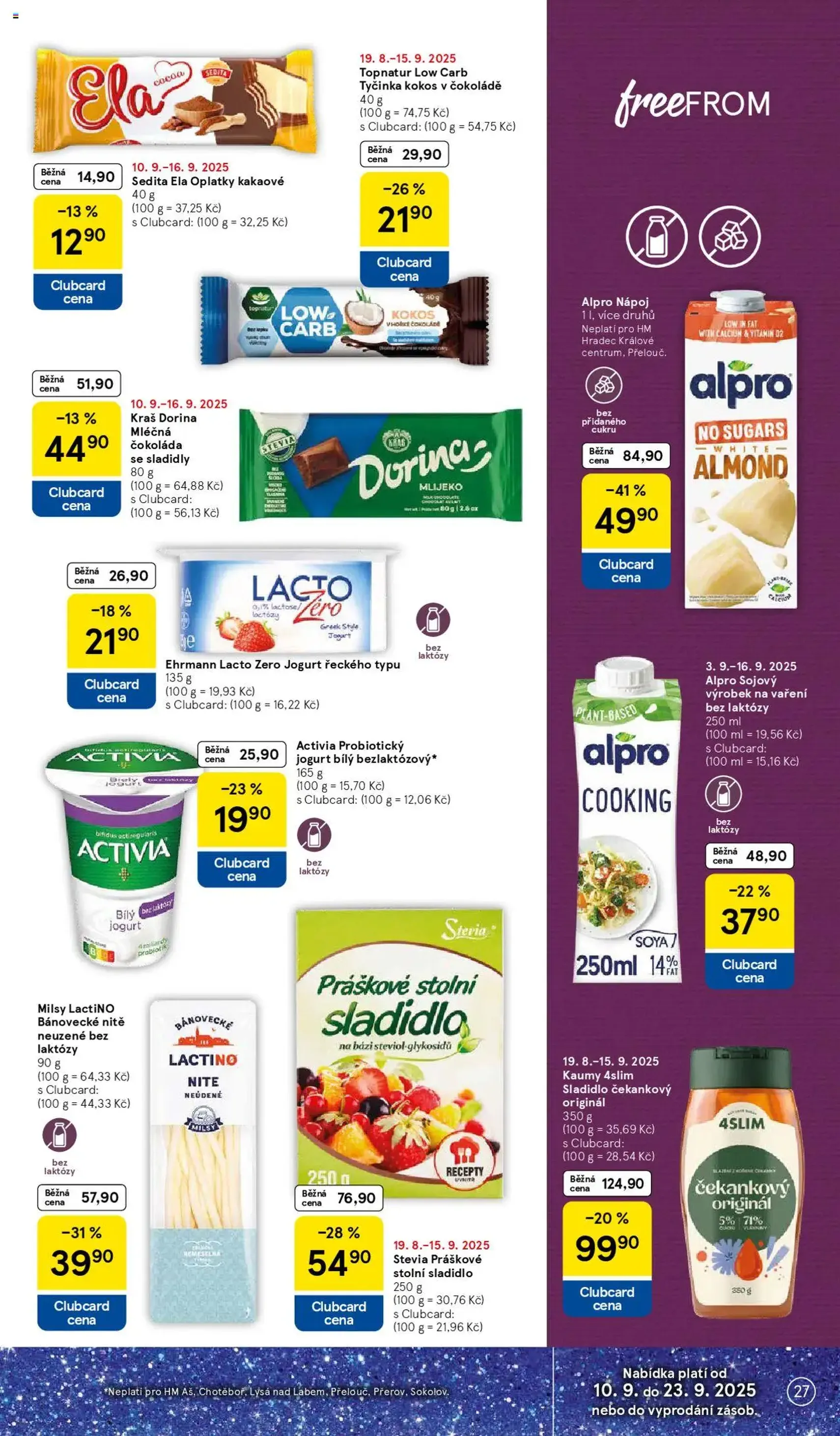Tesco leták - Hypermarket - platný leták od 10.09.2025 strana 27 z 34 Tesco leták - Hypermarket - platný leták od 10.09.2025 strana 27 z 34