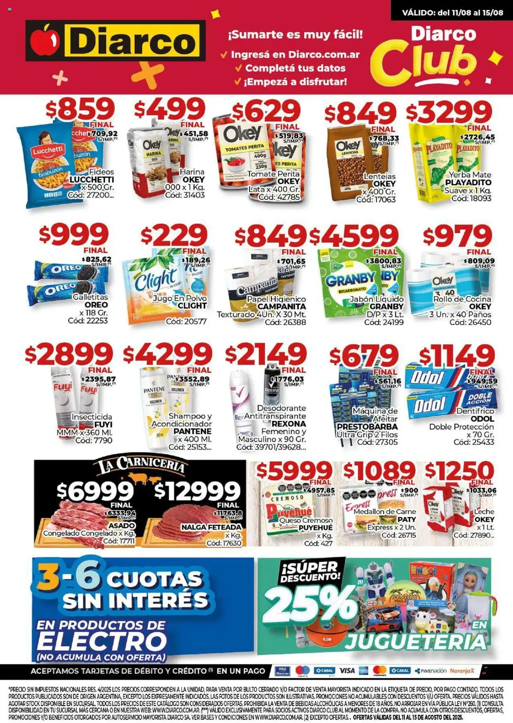 Diarco ofertas - folleto válido desde 11/08/2025 página 1 de 23 Diarco ofertas - folleto válido desde 11/08/2025 página 1 de 23