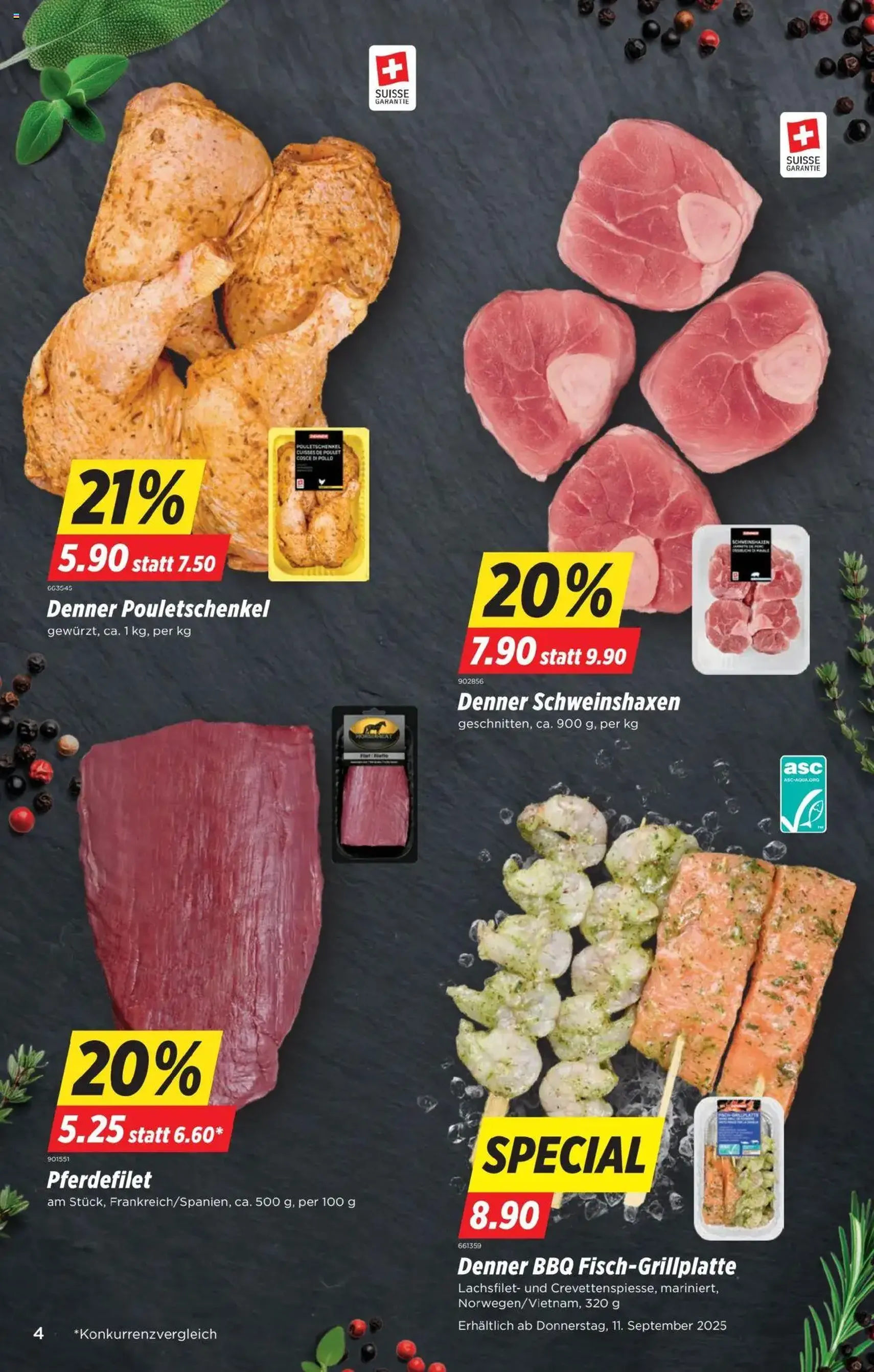 Denner Aktionen - Gültiger Prospekt ab 09.09.2025, Seite 4 von insgesamt 24