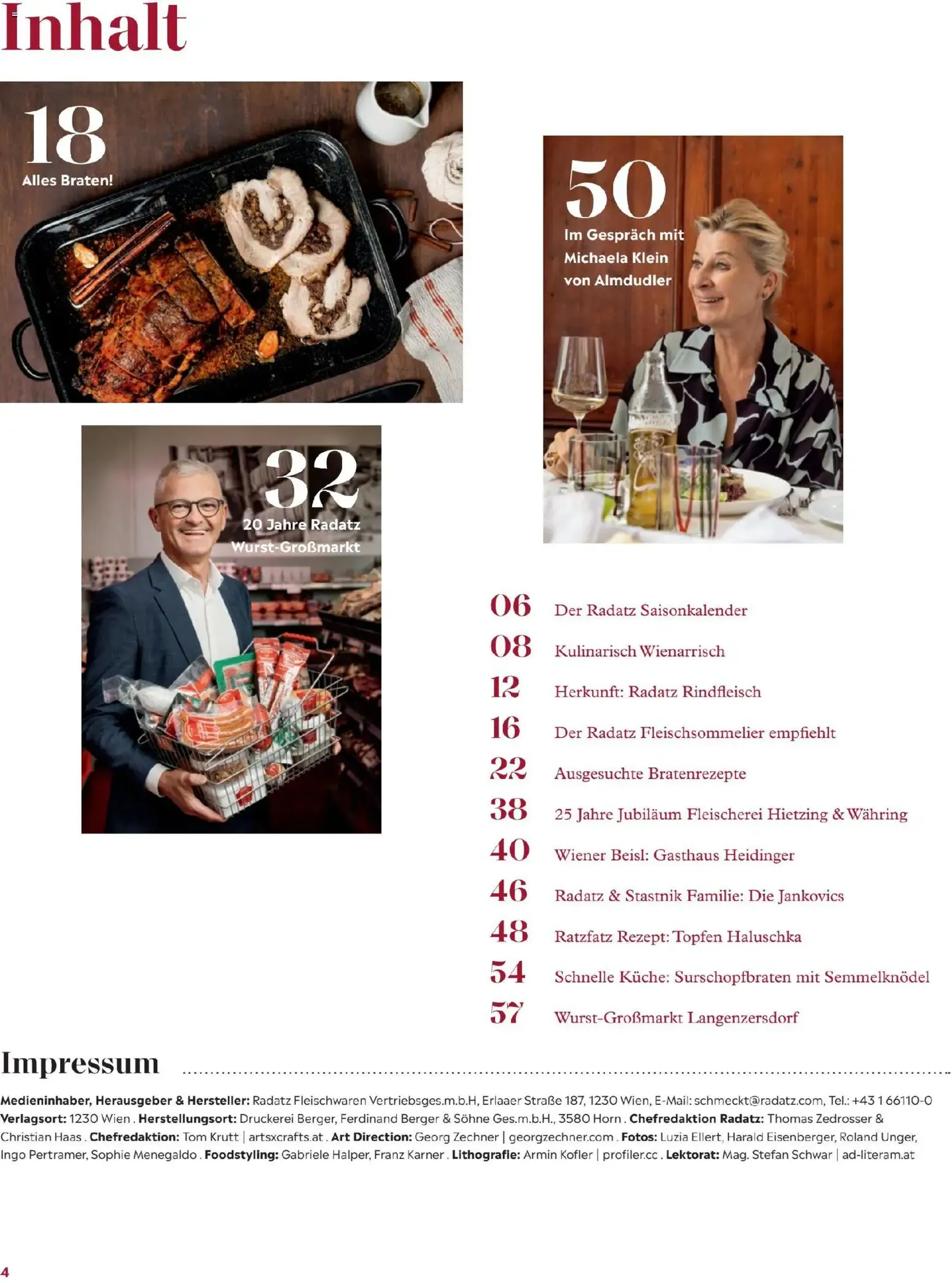 Radatz Schmeckt - Gültiger Prospekt ab 01.11.2025, Seite 4 von insgesamt 60