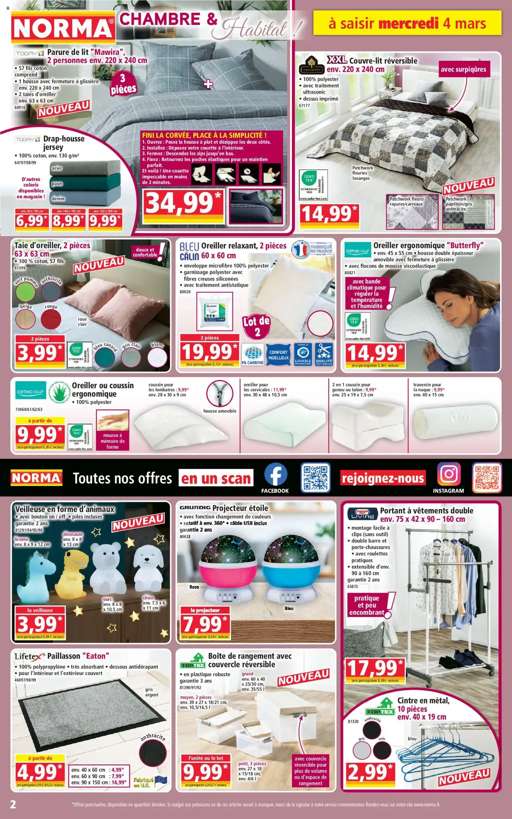 Norma catalogue - brochure valable à partir du 04/03/2026, page 2 sur 14