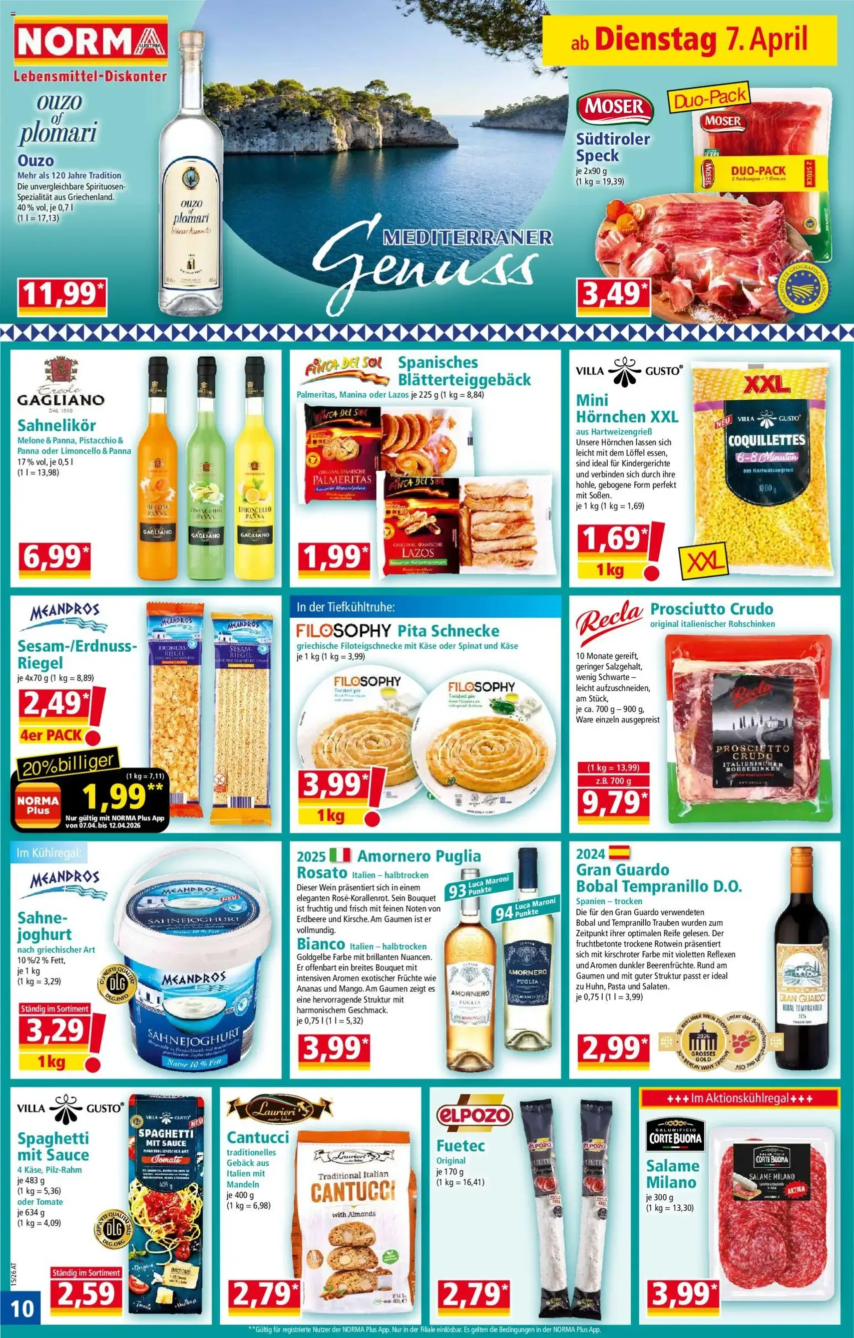 Norma Flugblatt - Gültiger Prospekt ab 07.04.2026, Seite 10 von insgesamt 20