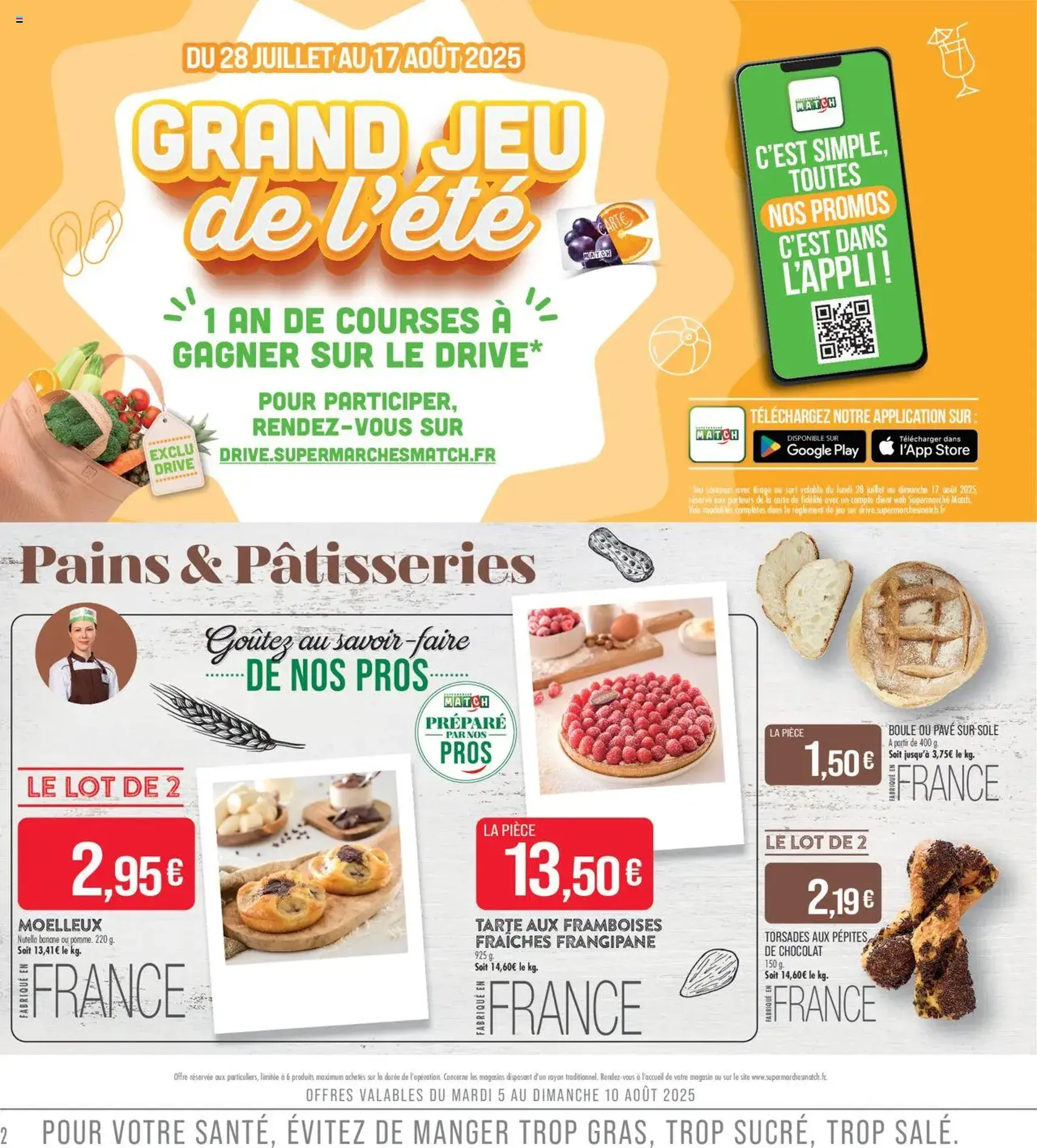 Match Supermarché catalogue - brochure valable à partir du 05/08/2025, page 2 sur 22 Match Supermarché catalogue - brochure valable à partir du 05/08/2025, page 2 sur 22