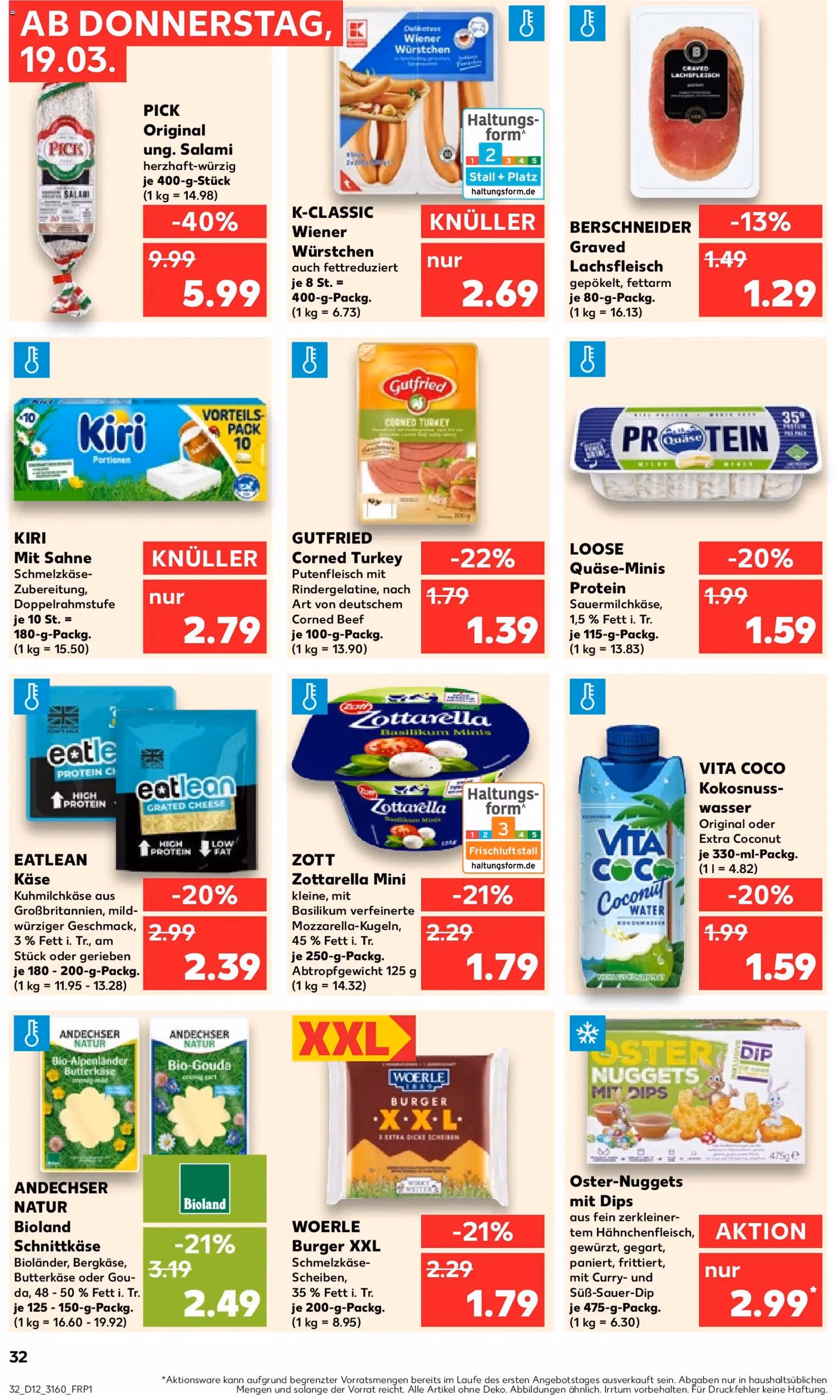 Kaufland Prospekt - Gültiger Prospekt ab 19.03.2026, Seite 32 von insgesamt 56