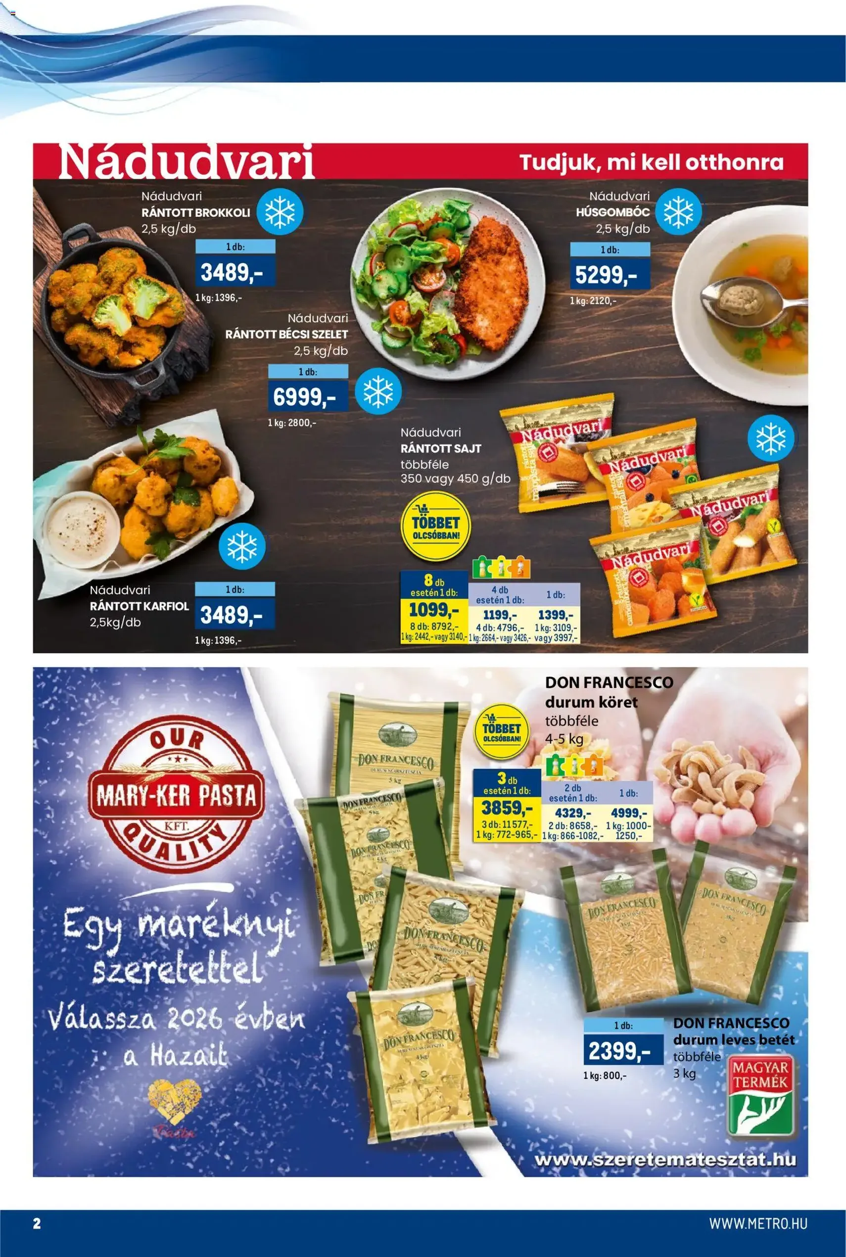 Metro Akciós újság - 2026.01.16. érvényes szórólap 2 oldal 10 oldalból