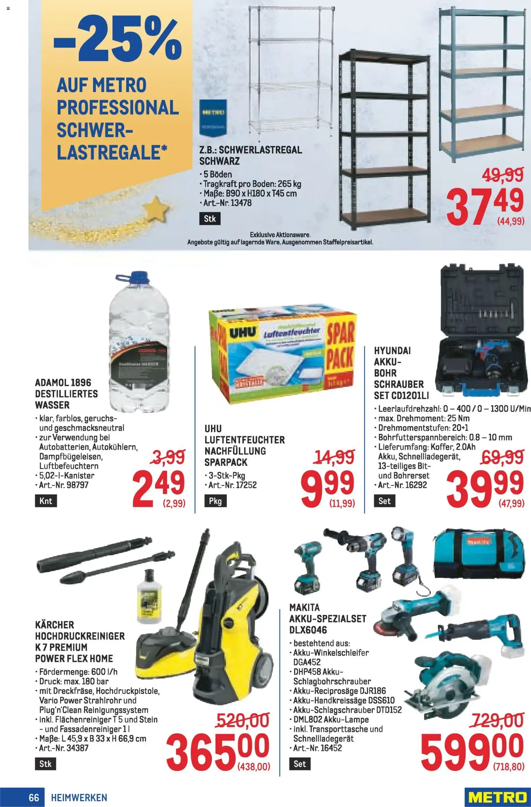 Metro angebote Profi - Gültiger Prospekt ab 11.12.2025, Seite 66 von insgesamt 72