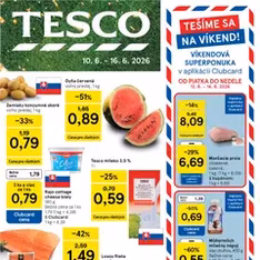 Tesco Hypermarket - leták - náhľad letáku platný od 10.06.2026
