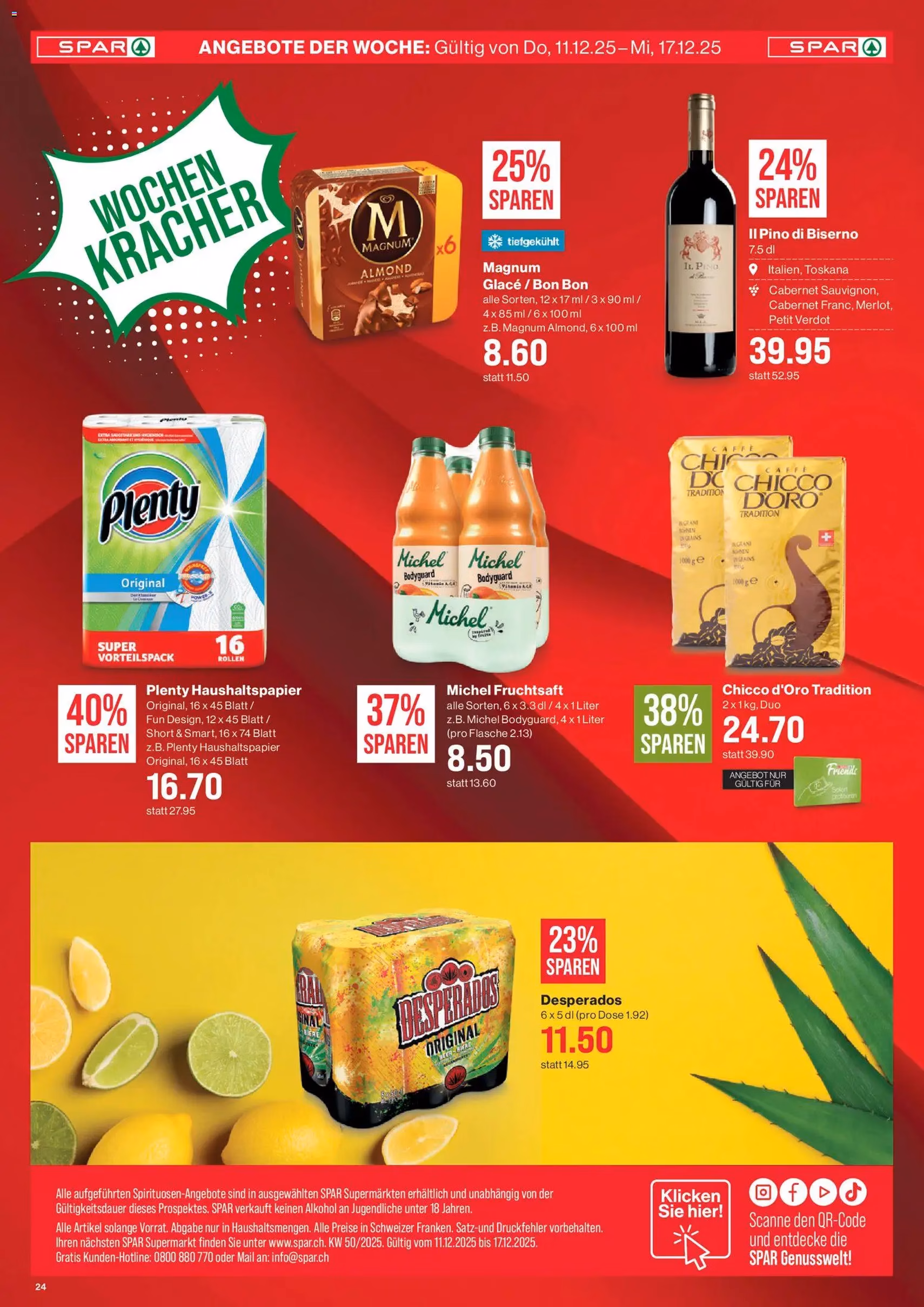 SPAR Aktionen - Gültiger Prospekt ab 11.12.2025, Seite 24 von insgesamt 24