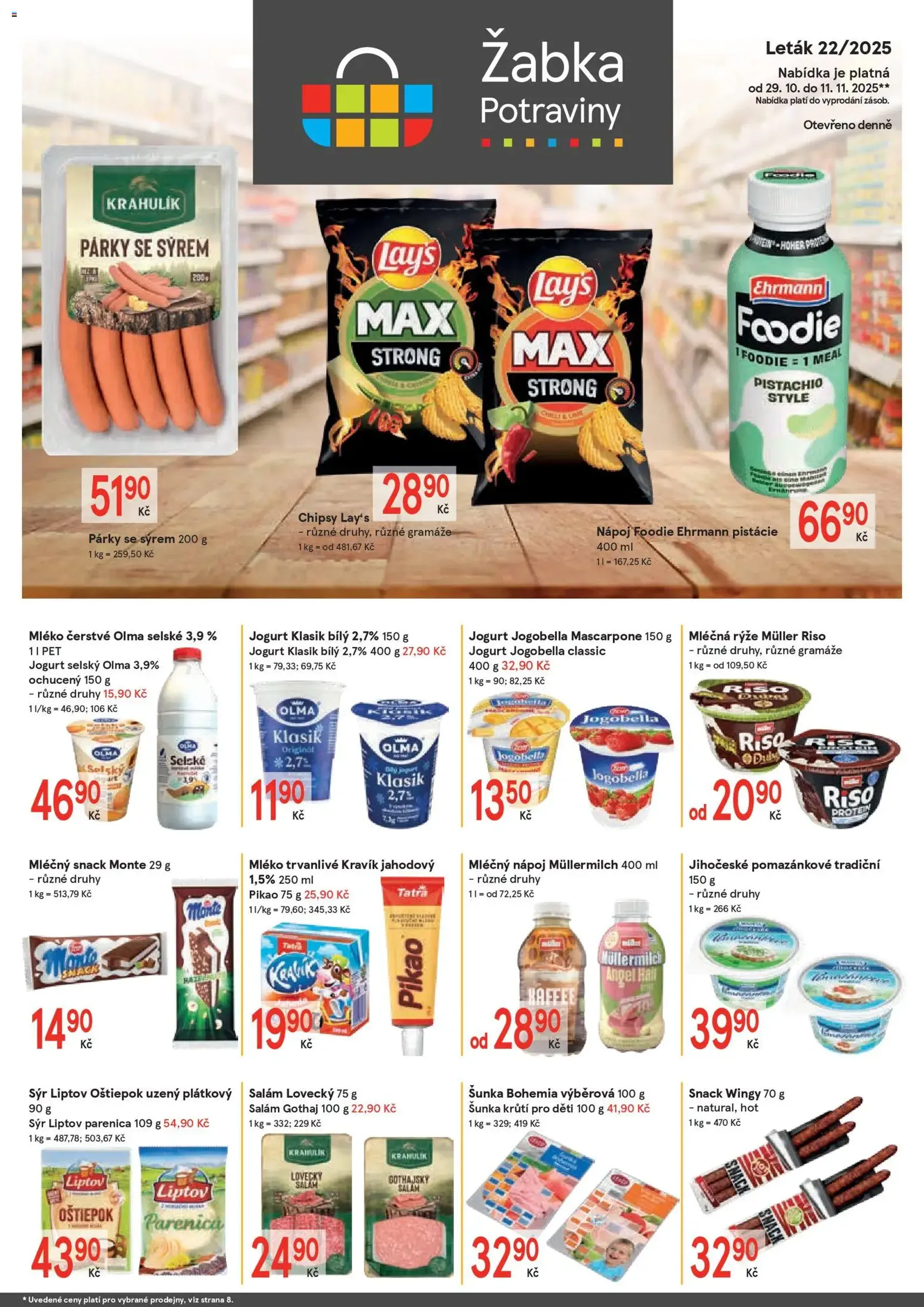 Žabka leták - platný leták od 29.10.2025 strana 1 z 8 Žabka leták - platný leták od 29.10.2025 strana 1 z 8