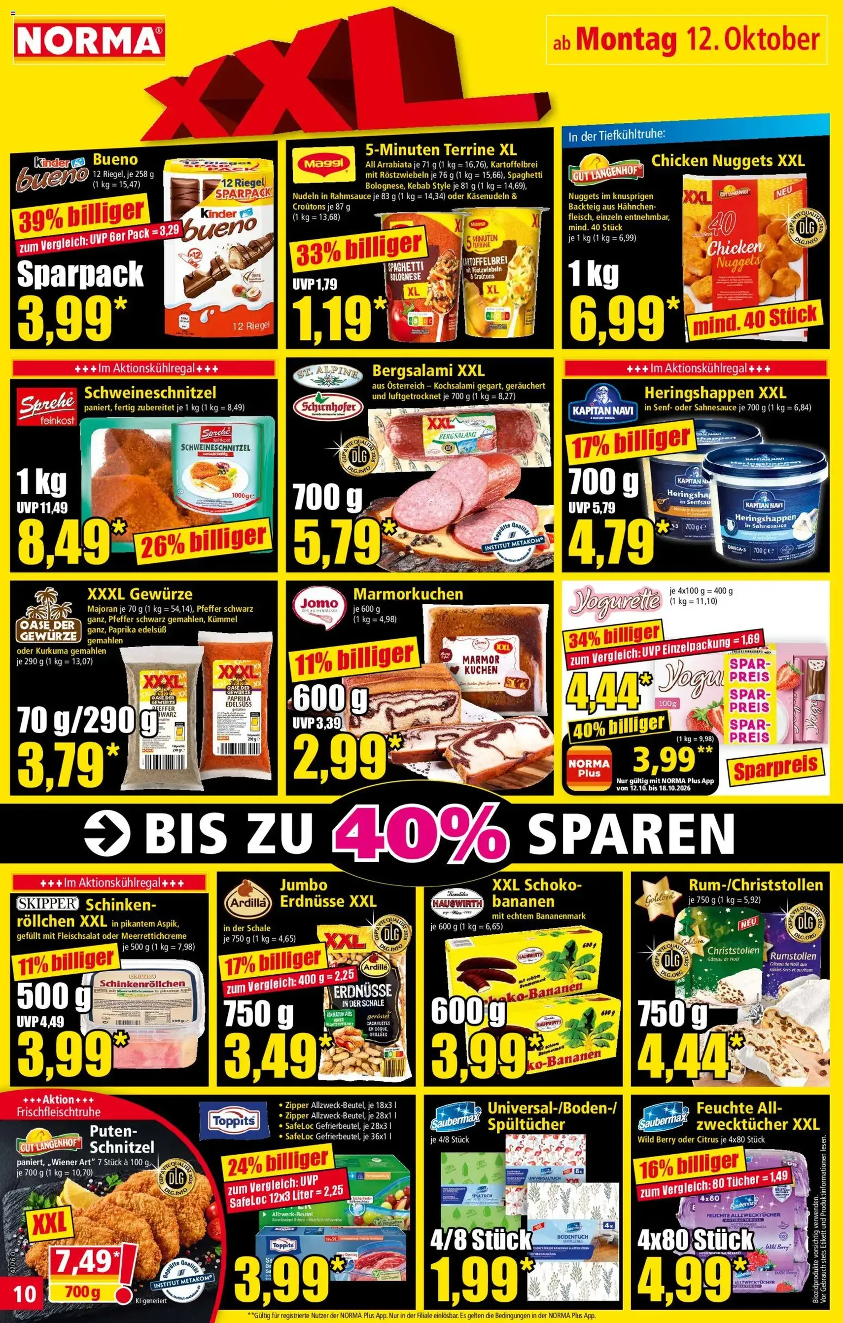 Norma Prospekt - Gültiger Prospekt ab 12.10.2026, Seite 10 von insgesamt 27