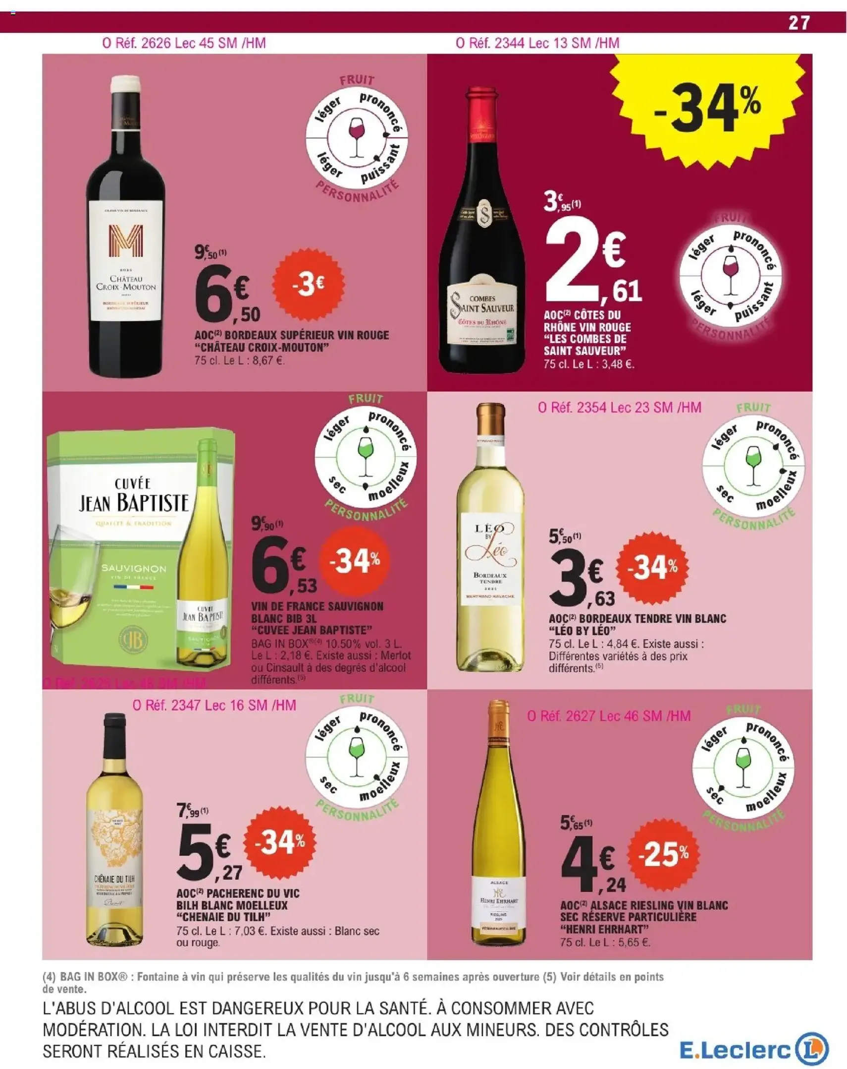 E.Leclerc catalogue de la semaine 13 - brochure valable à partir du 24/03/2026, page 27 sur 63