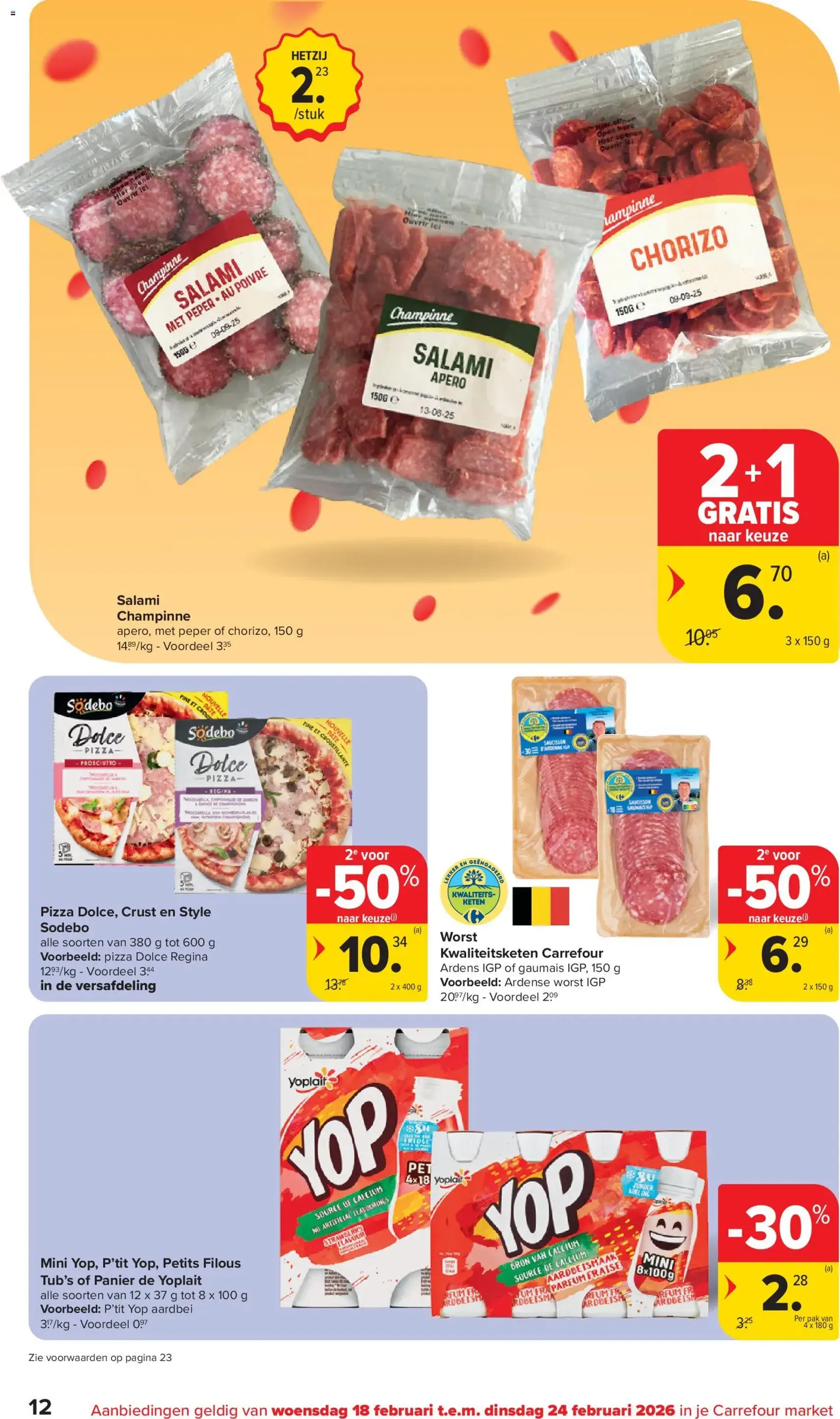 Carrefour market folder week 8 - geldige folder vanaf 18/02/2026 pagina 12 van 24