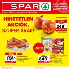 Spar Akciós újság - szórólap előnézete érvényes 2025.10.16. -tól