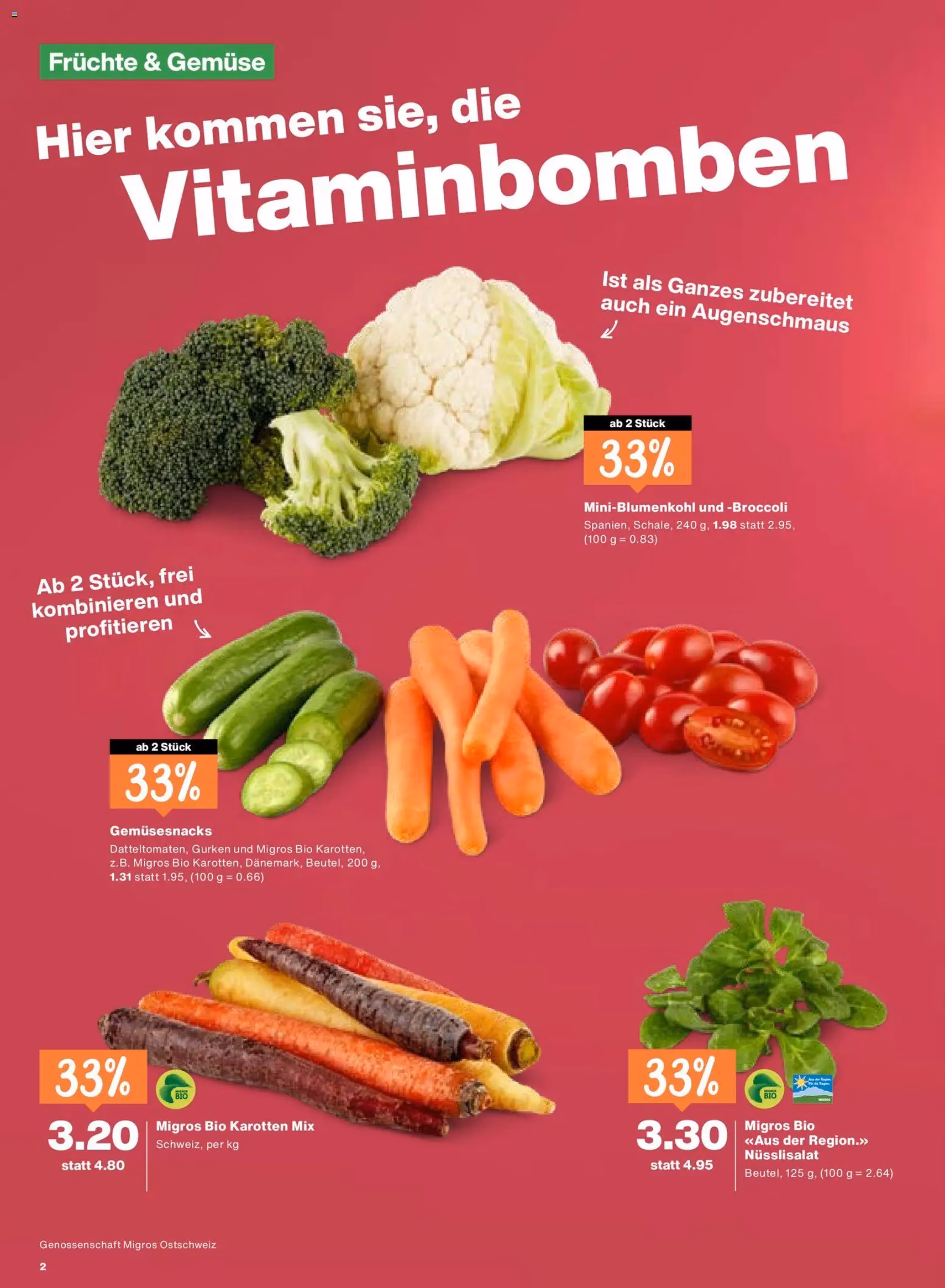 Migros Aktionen - Gültiger Prospekt ab 30.12.2025, Seite 2 von insgesamt 20