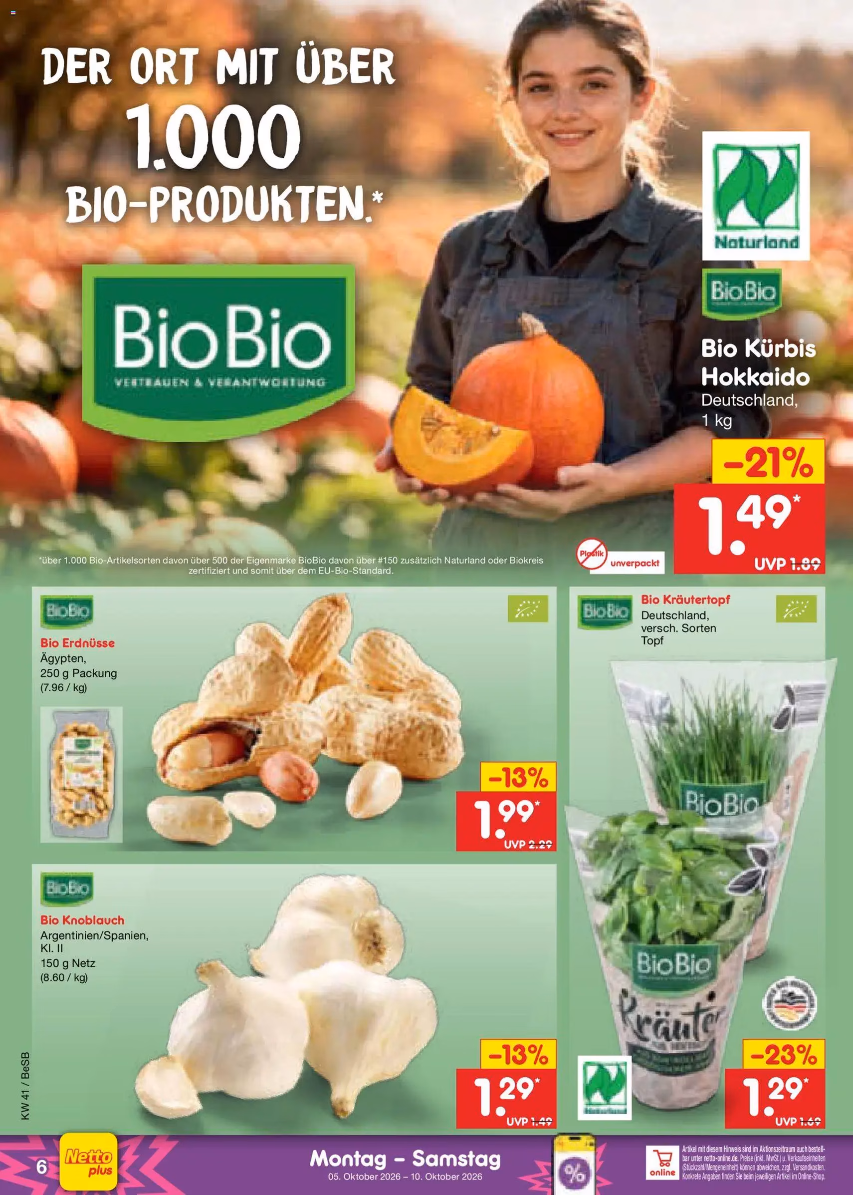 Netto Marken-Discount Prospekt - Gültiger Prospekt ab 05.10.2026, Seite 6 von insgesamt 68