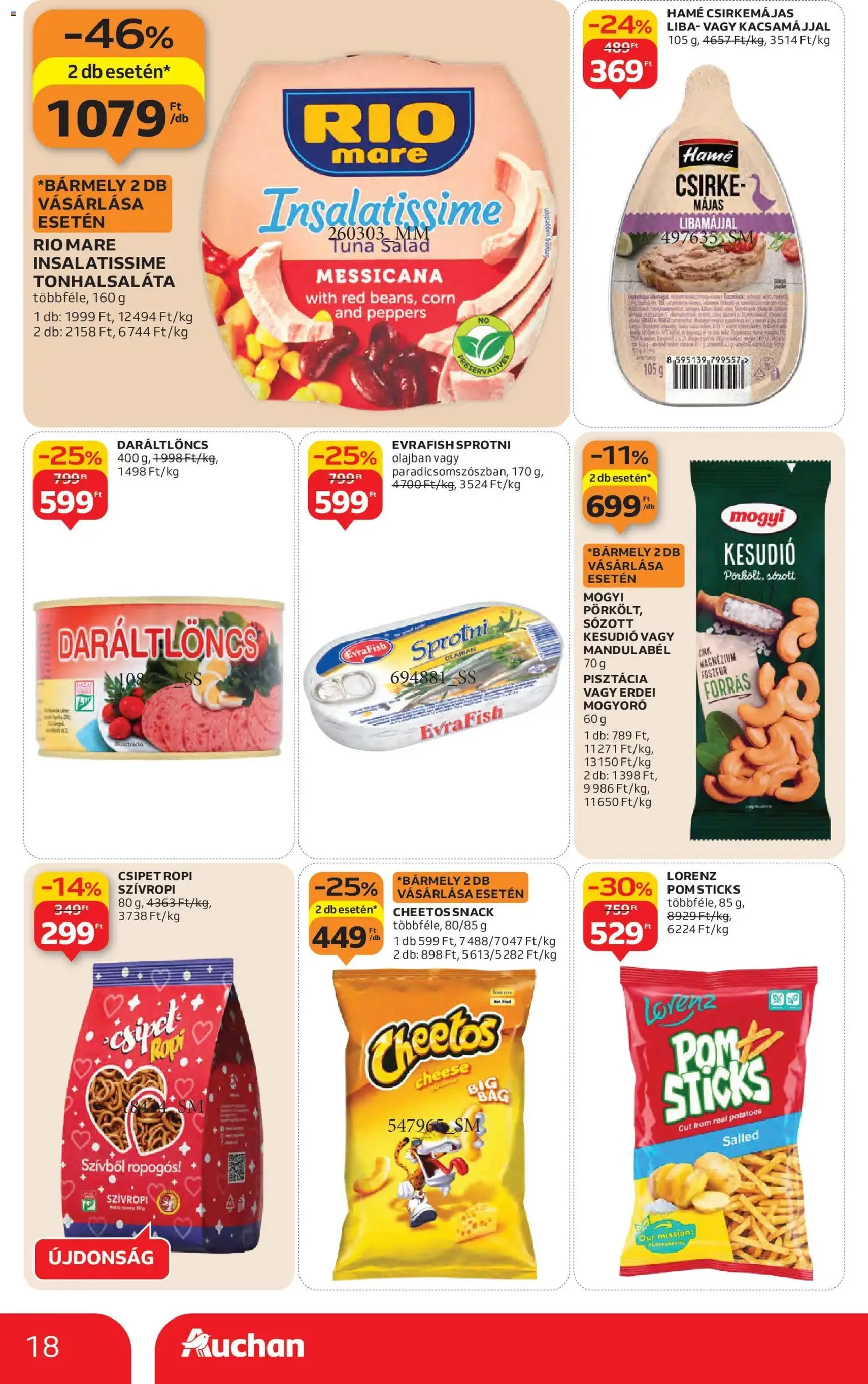 Auchan - Heti Hipermarket ajánlataink - 2026.01.29. érvényes szórólap 18 oldal 38 oldalból