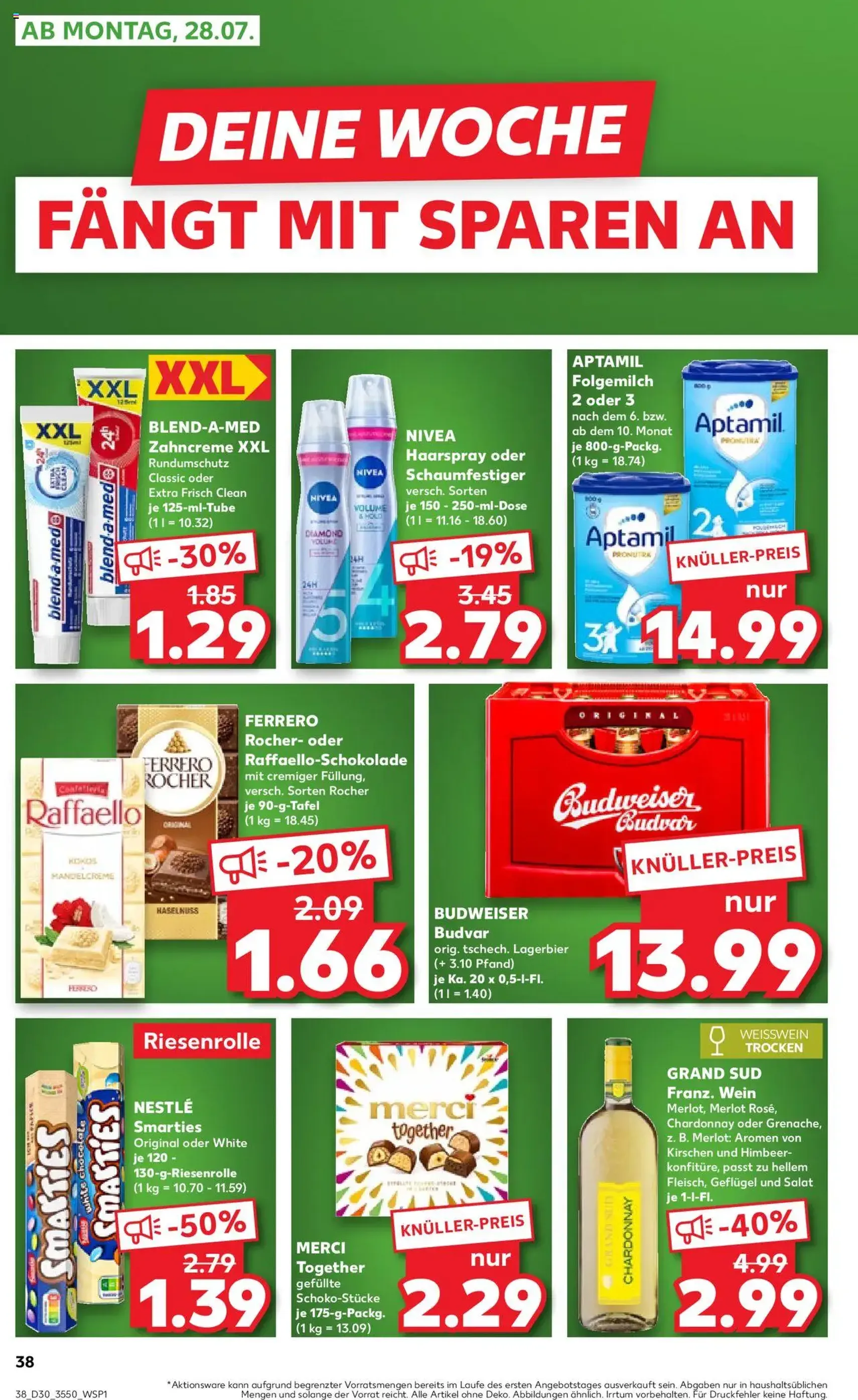 Kaufland Prospekt - Gültiger Prospekt ab 24.07.2025, Seite 38 von insgesamt 52 Kaufland Prospekt - Gültiger Prospekt ab 24.07.2025, Seite 38 von insgesamt 52