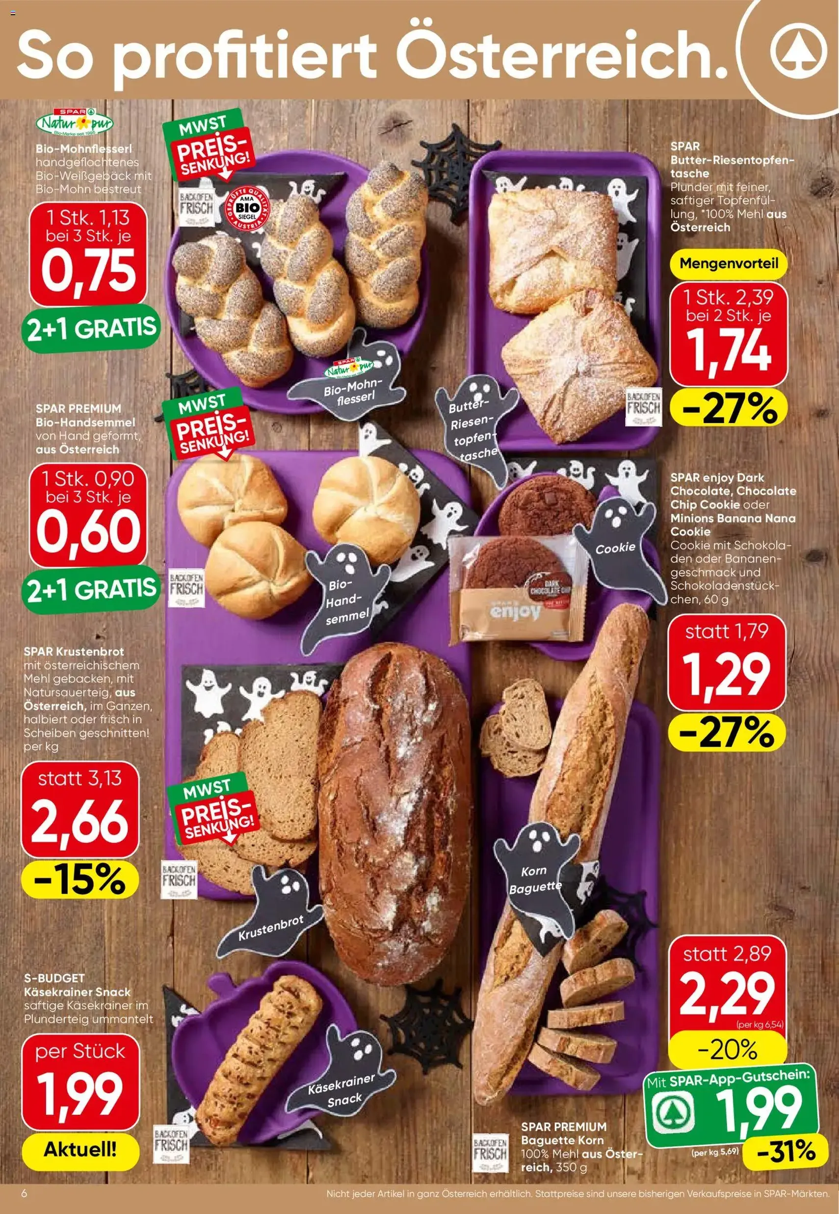Spar Flugblatt - Gültiger Prospekt ab 15.10.2026, Seite 6 von insgesamt 18