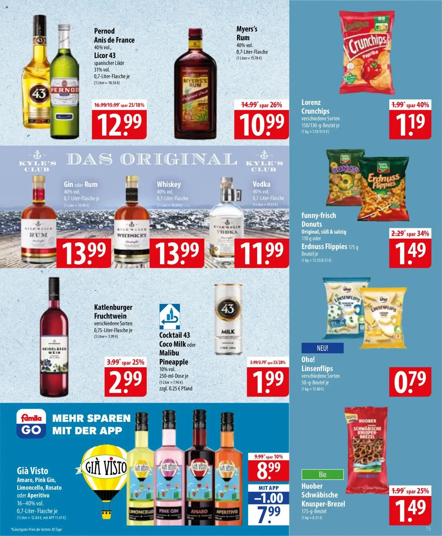 Famila Prospekt - Gültiger Prospekt ab 01.06.2026, Seite 15 von insgesamt 28