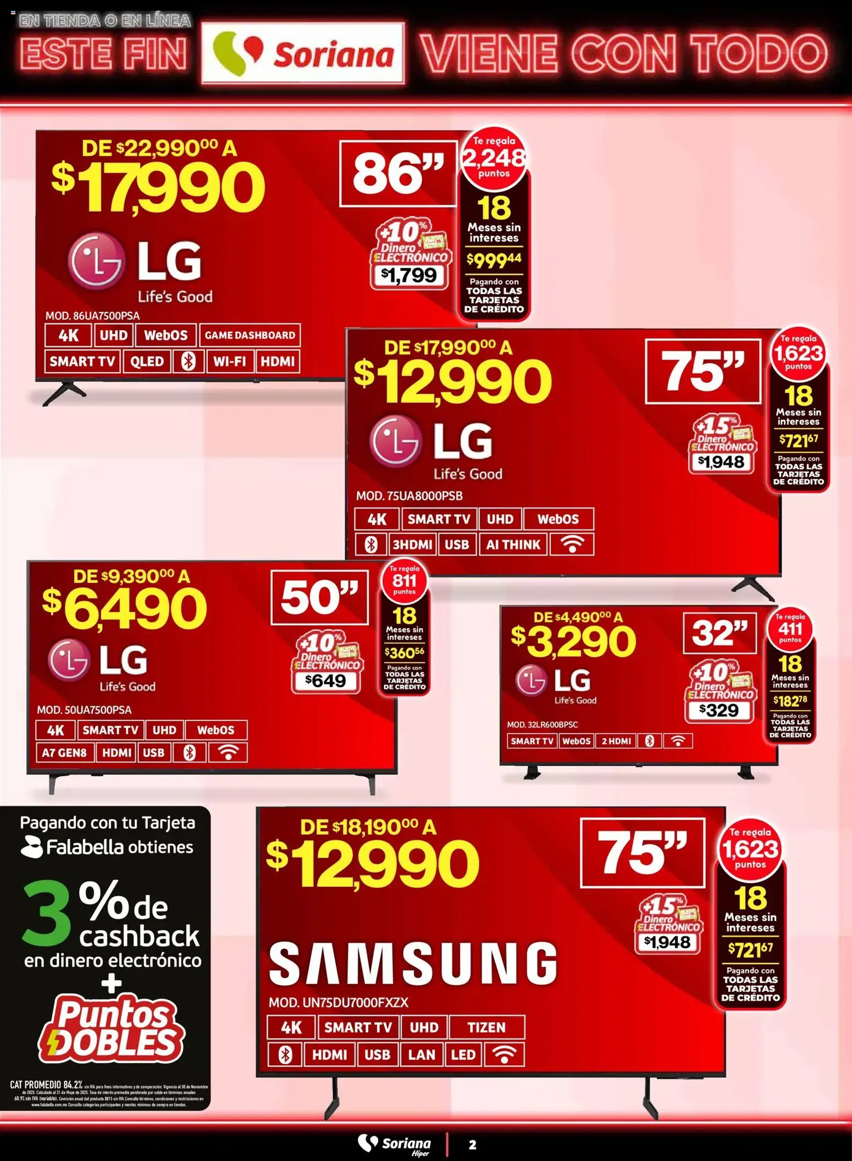Soriana - Este fin Soriana viene con todo Híper Nacional - folleto válido desde 05/11/2025 página 2 de 38
