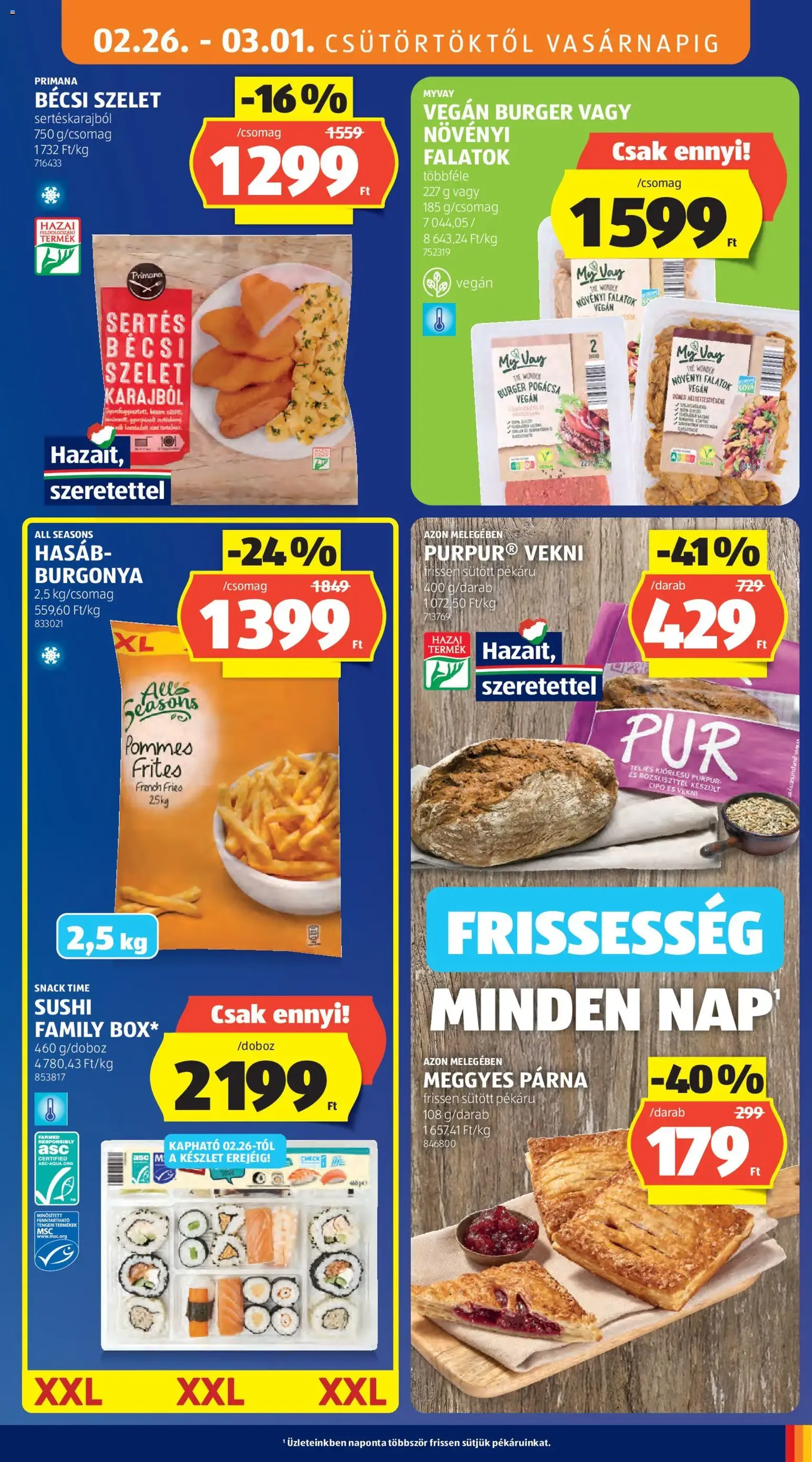 Aldi Akciós újság - 2026.02.26. érvényes szórólap 9 oldal 52 oldalból