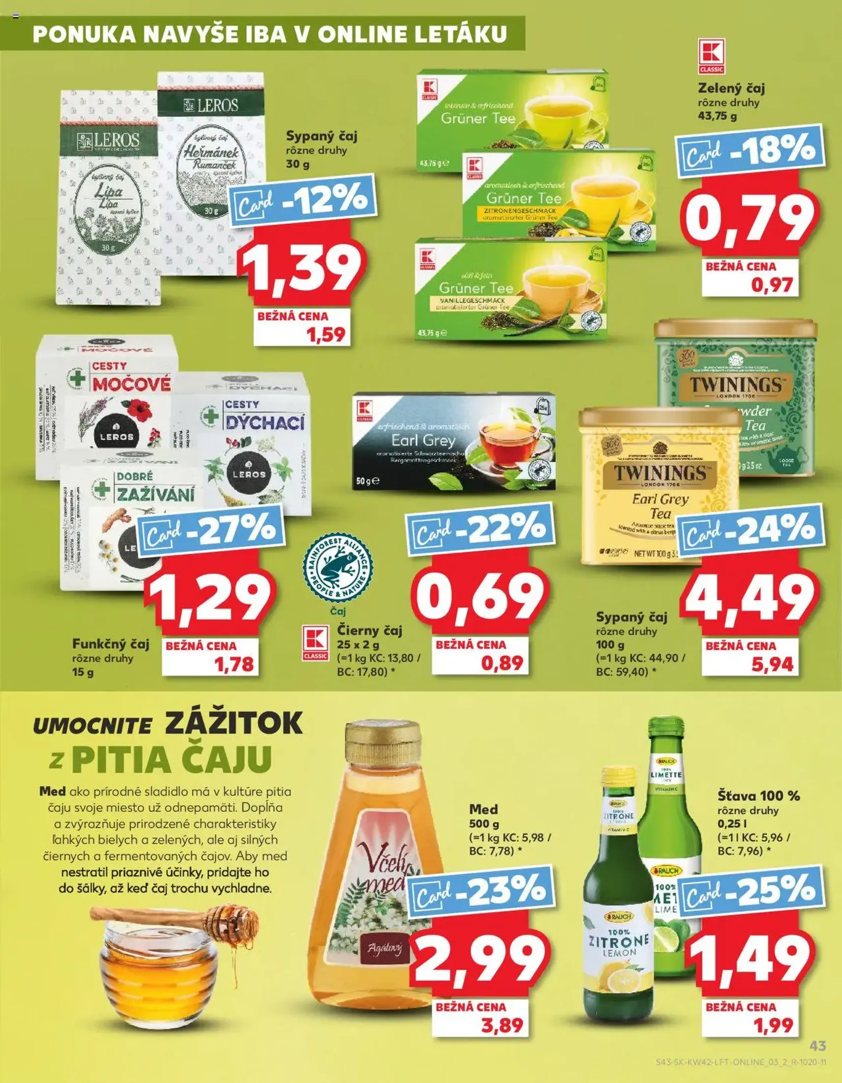 Kaufland Bratislava-Avion - platný leták od 16.10.2025 strana 43 z 78