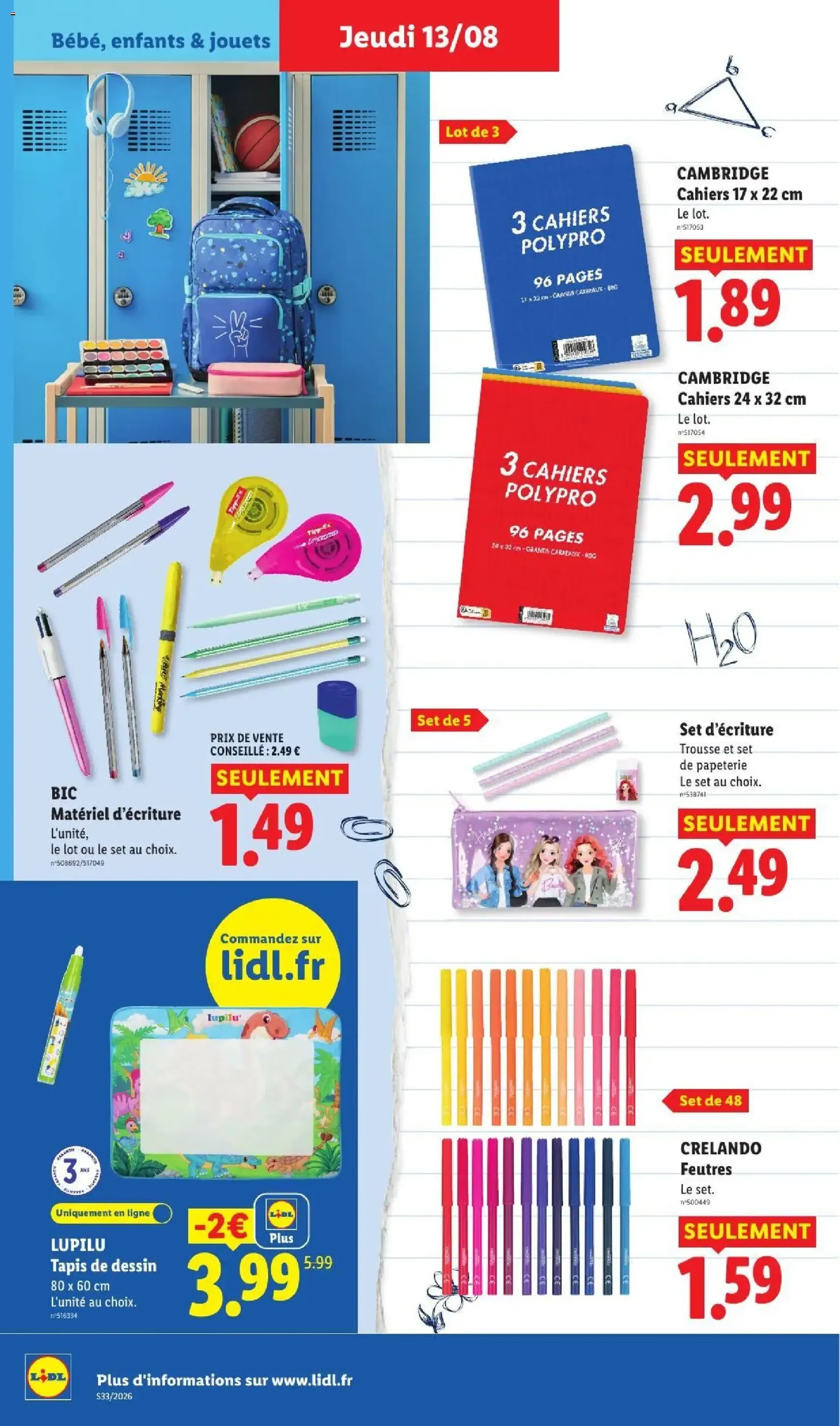 LIDL catalogue - brochure valable à partir du 13/08/2026, page 38 sur 61