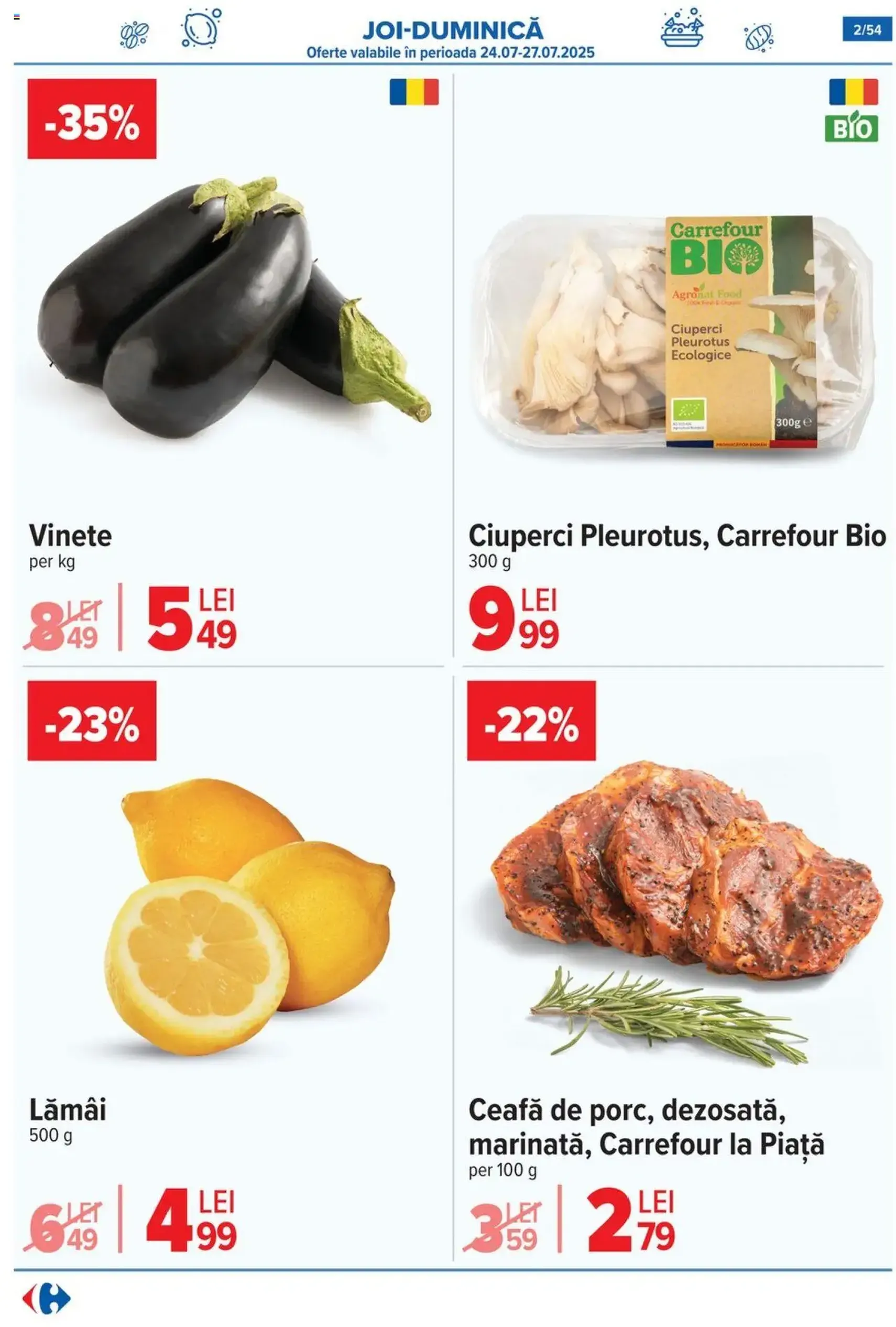 Catalog Carrefour - cataloage valabile începând cu 23.07.2025 pagina 3 din 54 Catalog Carrefour - cataloage valabile începând cu 23.07.2025 pagina 3 din 54