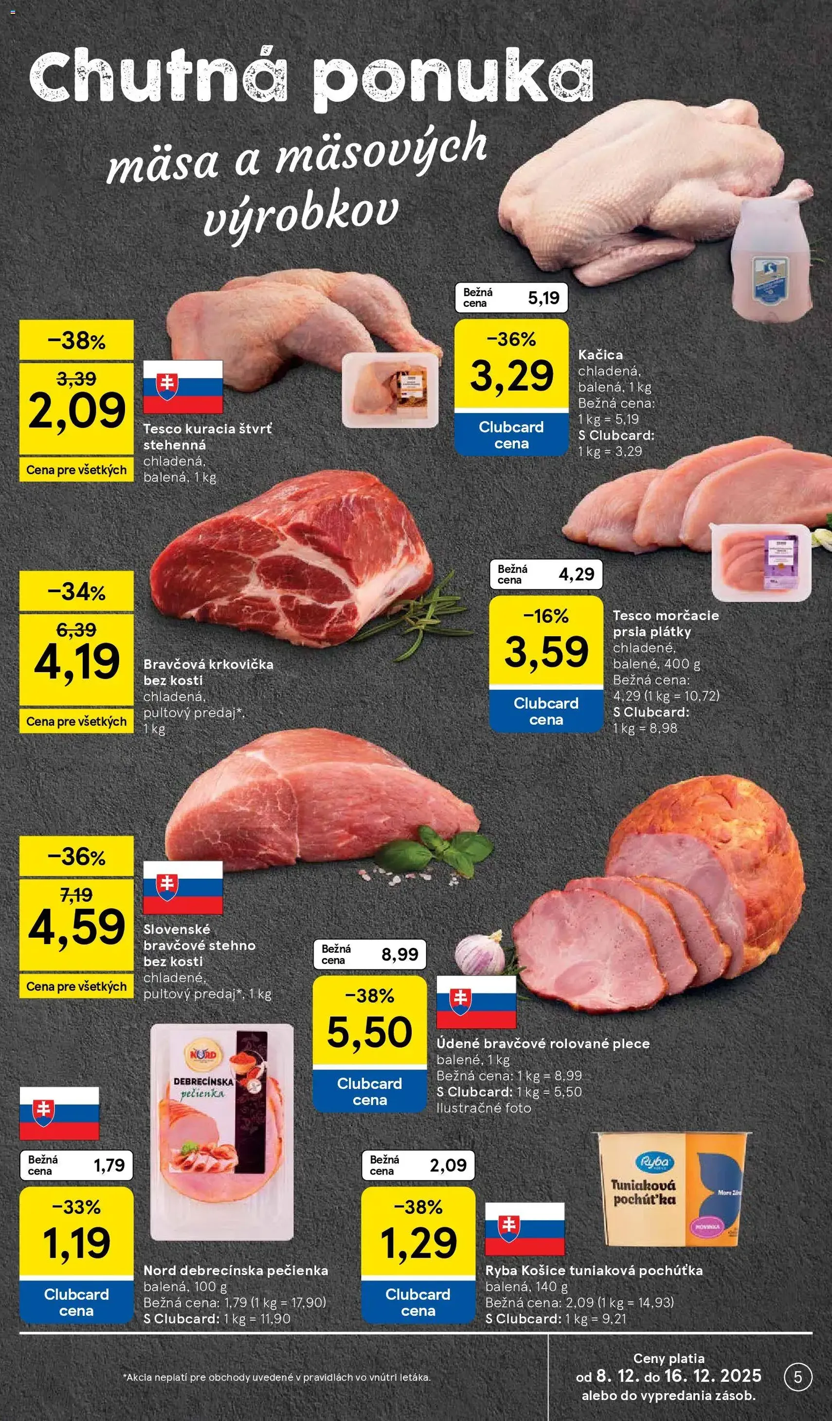 Tesco Hypermarket - leták - platný leták od 08.12.2025 strana 5 z 49