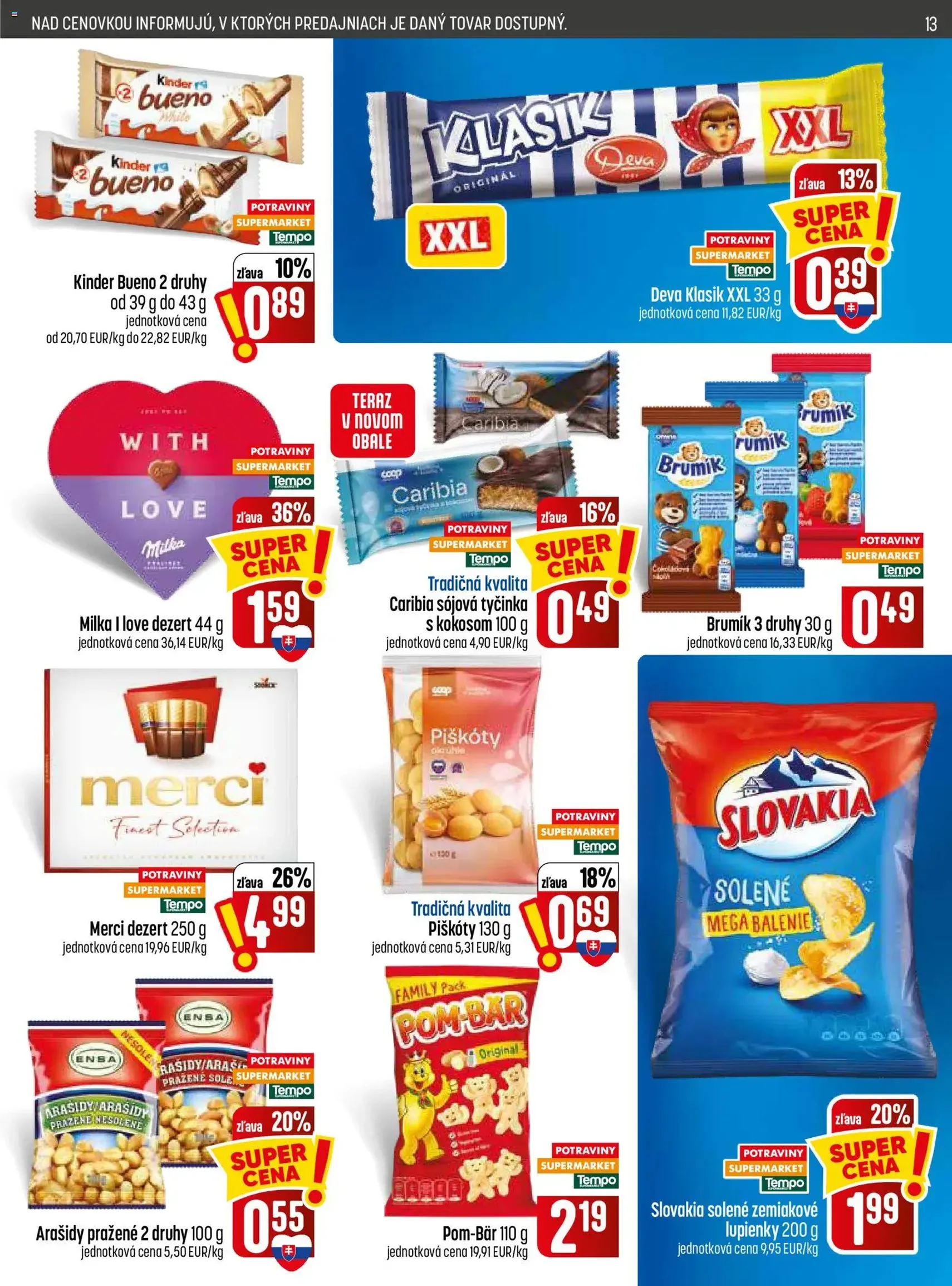 COOP Jednota leták - platný leták od 26.08.2026 strana 13 z 32