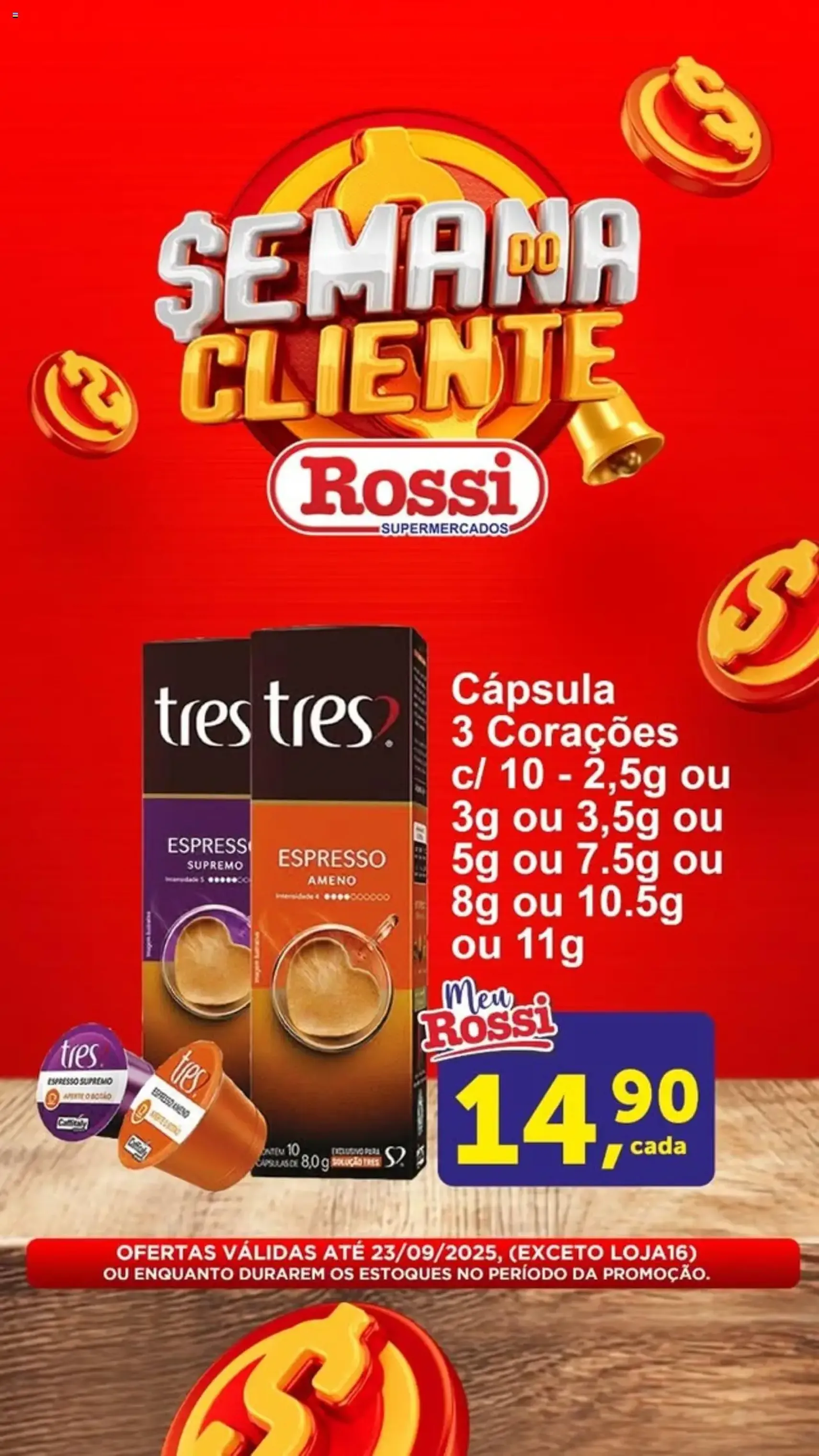 Rossi Supermercados - Ofertas da semana - folheto válido a partir de 21/09/2025 página 1 de 3