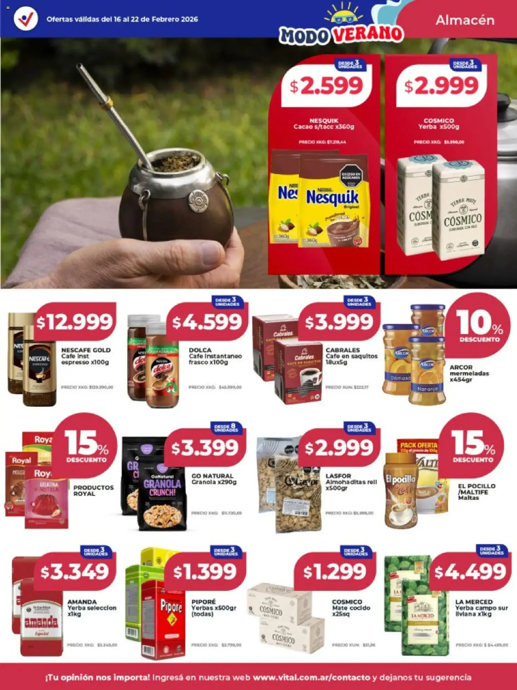Vital - Ofertas - folleto válido desde 16/02/2026 página 8 de 15